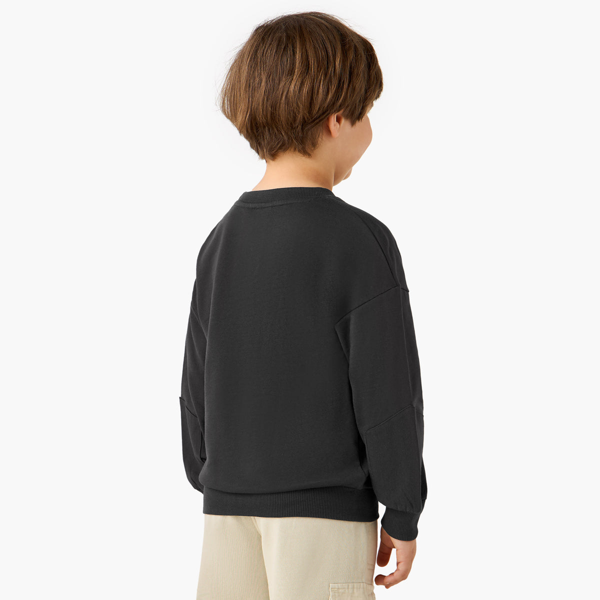 Juniors Chest Pocket Sweatshirt with Long Sleeves