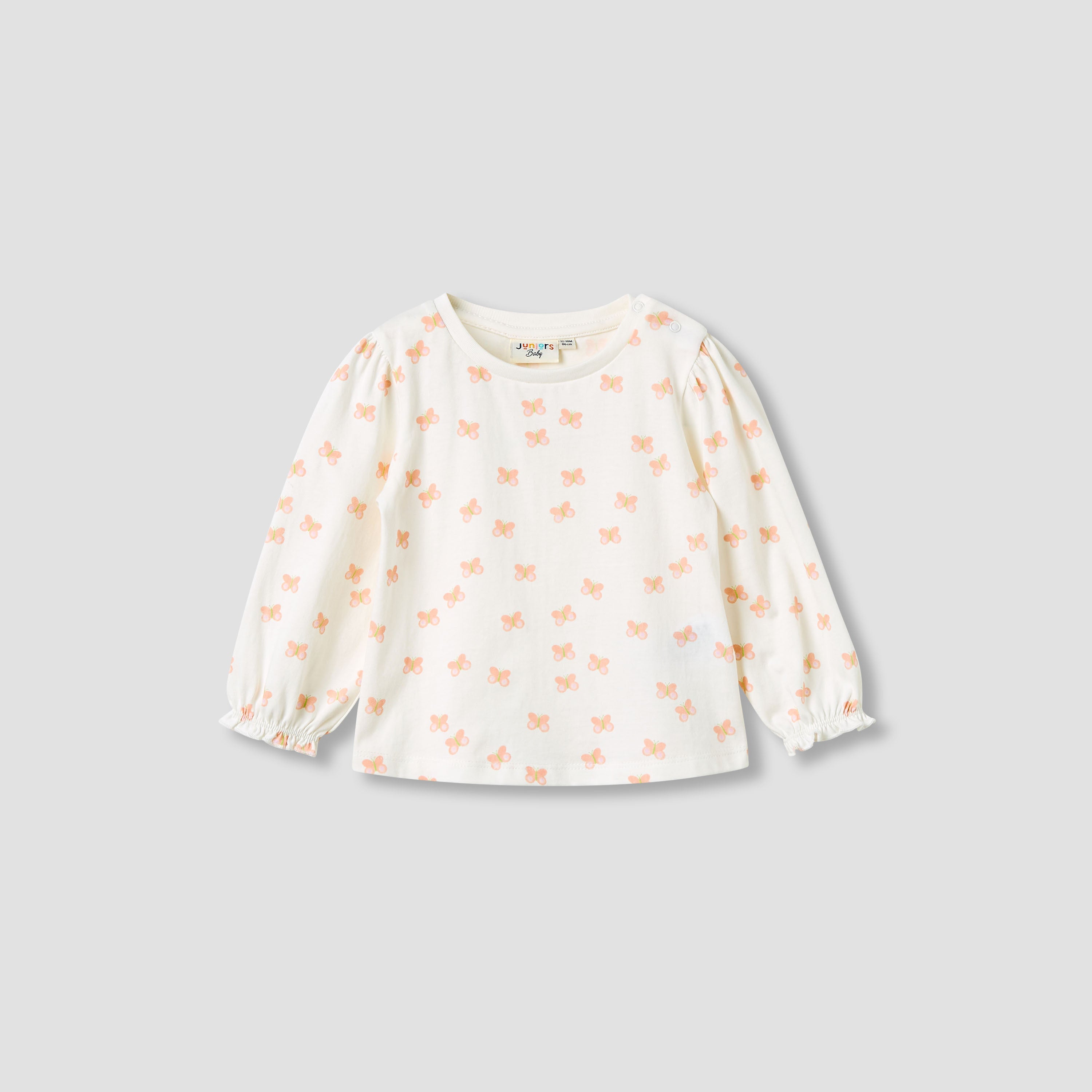 Juniors Girls Round Neck T-shirt - Cotton - Long Sleeves