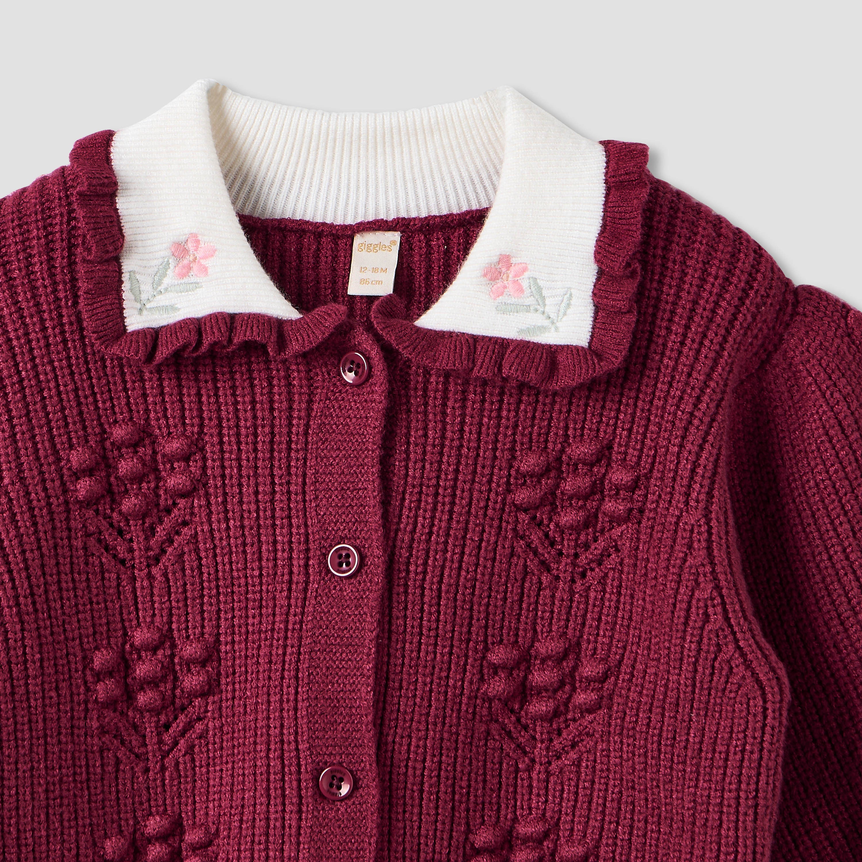 Juniors 2-Piece Cardigan and Sweater Set