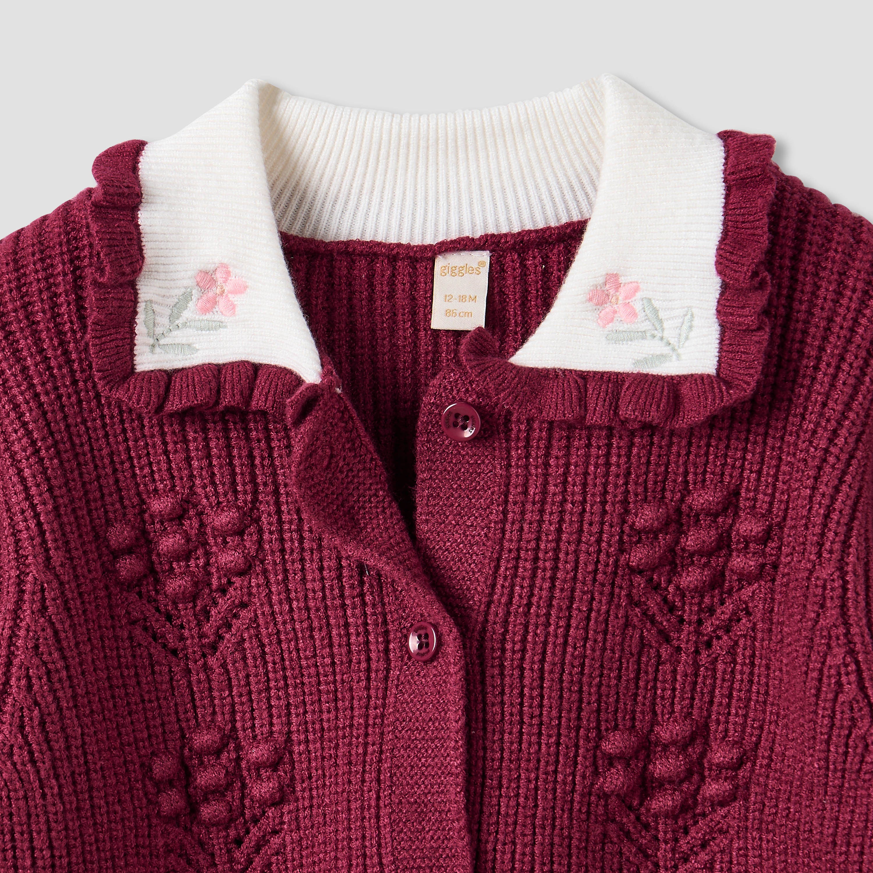 Juniors 2-Piece Cardigan and Sweater Set