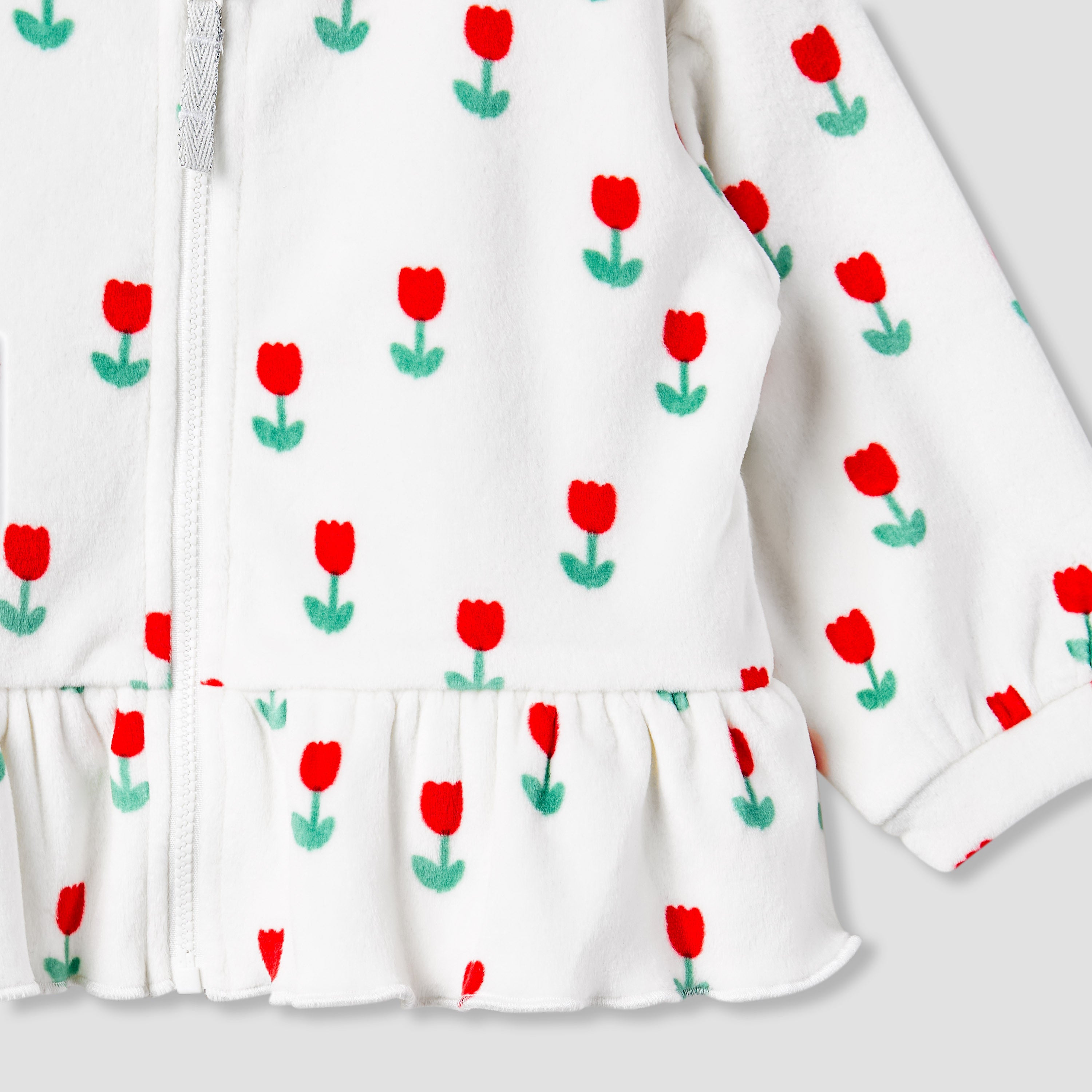 Juniors Girls T-shirt with Hoodies and Joggers - Polyamide Blend - Long Sleeves and Hood