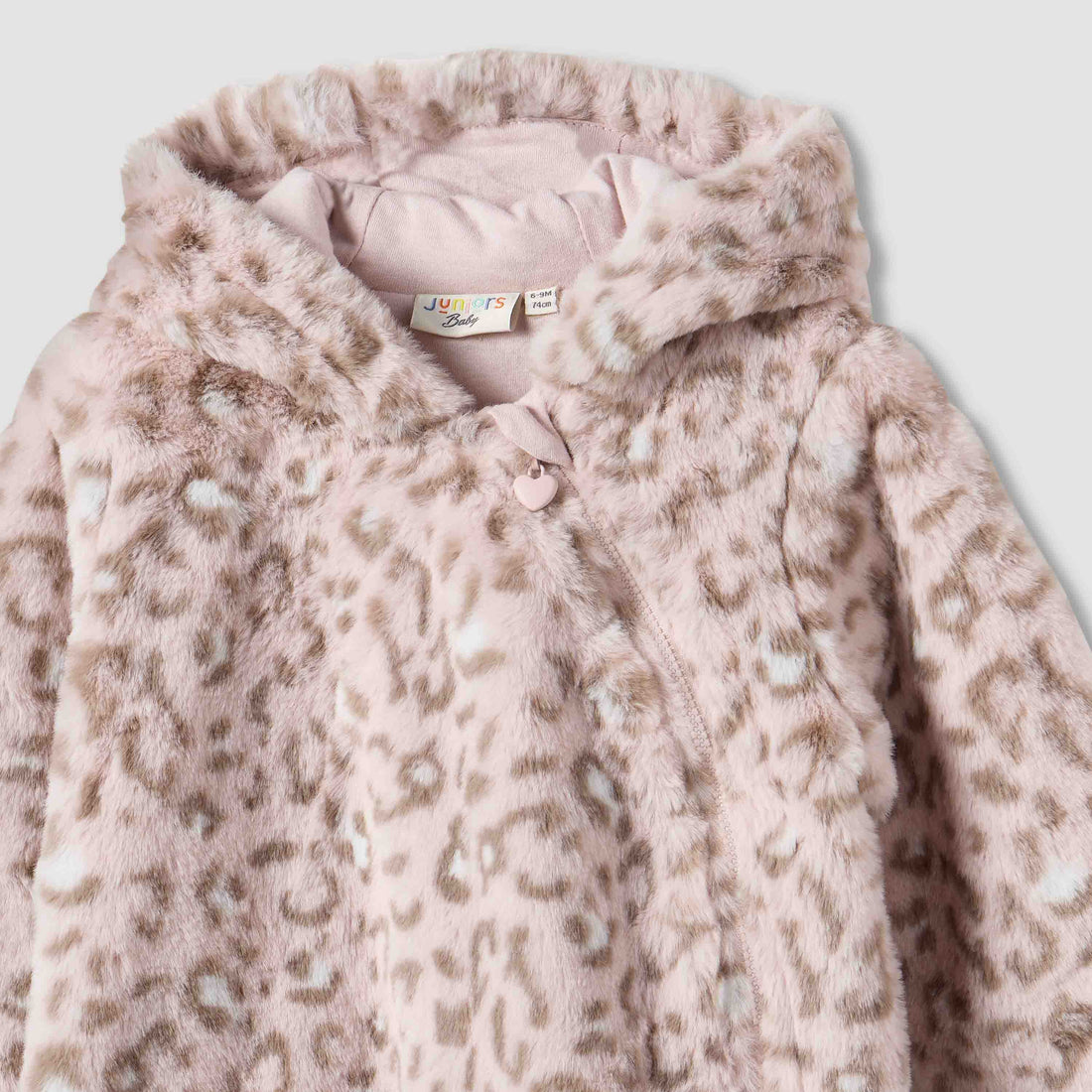 Juniors Hooded Sleepsuit with Print - Polyester - Long Sleeves