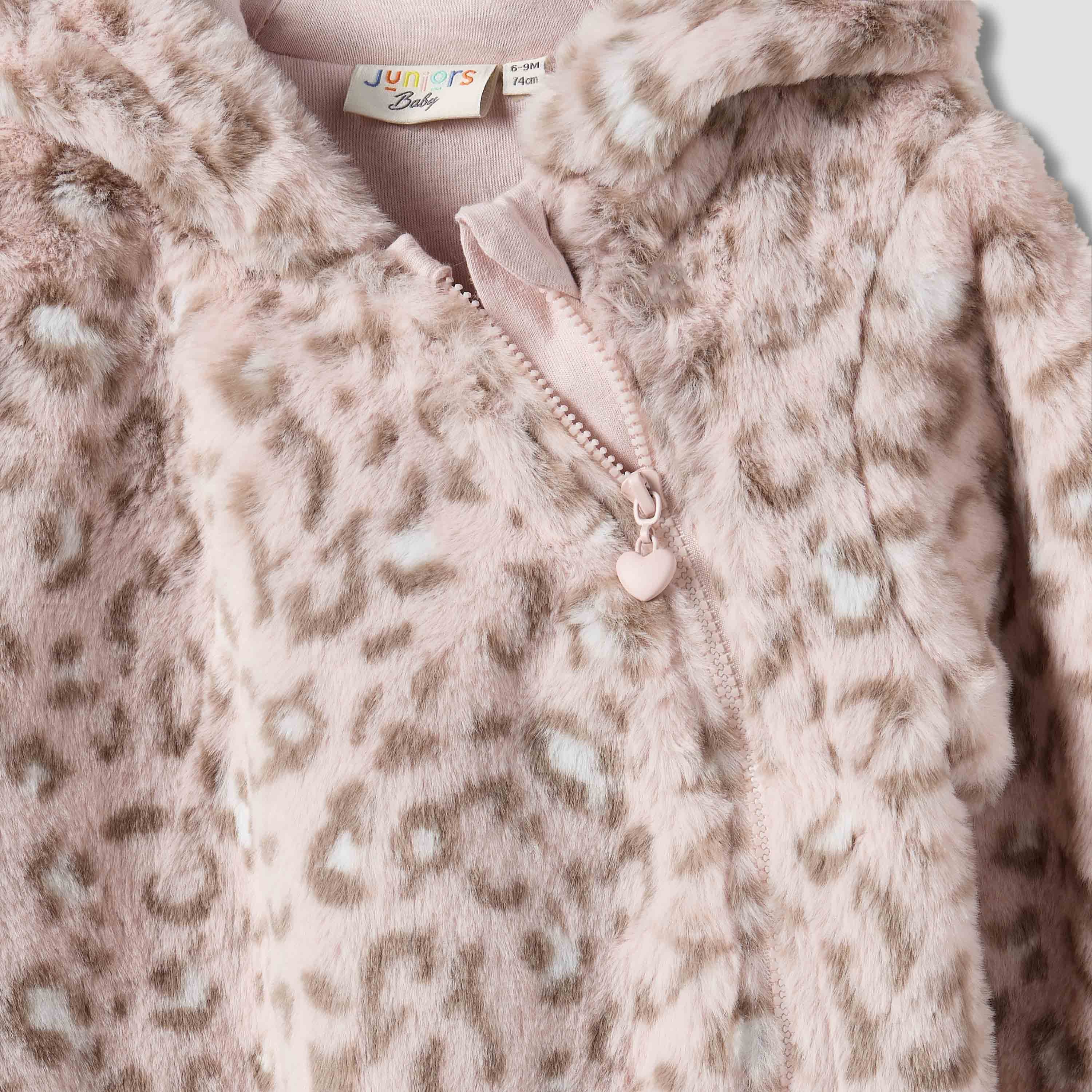 Juniors Hooded Sleepsuit with Print - Polyester - Long Sleeves