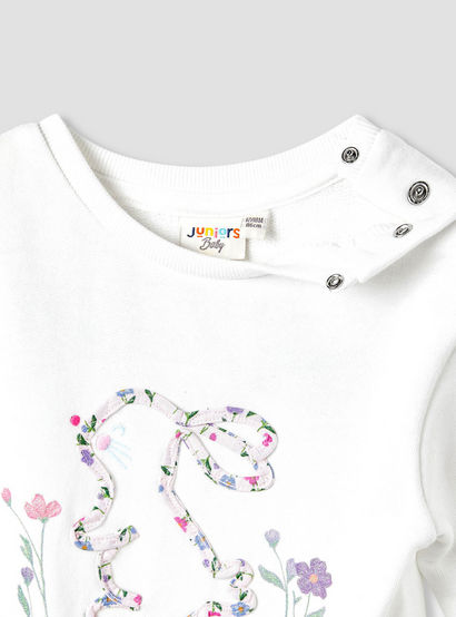 Juniors Bunny Applique Pleated Dress with Headband-baby-girls-clothing-dressesandjumpsuits-image-5