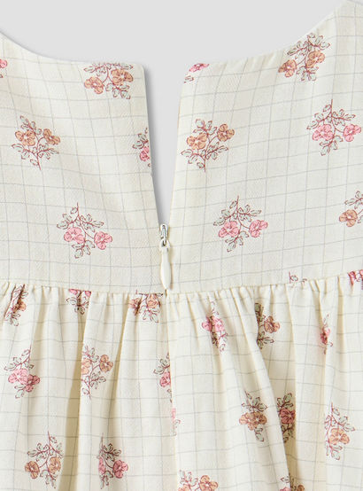 Giggles Floral Print Ruffle Dress and Tights Set-baby-girls-clothing-winterwear-dresses-image-6