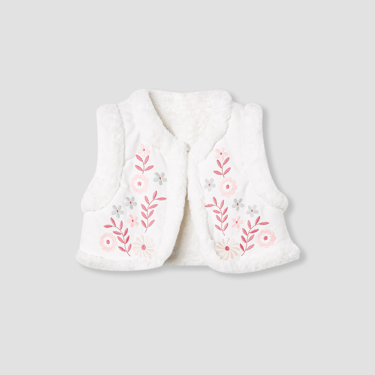 Giggles Embroidered Tiered Dress with Sweater and Stockings