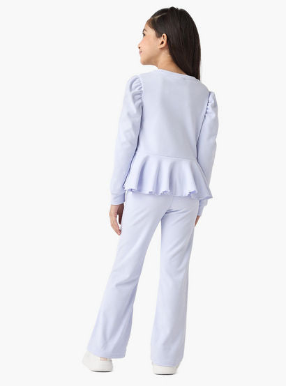 Juniors Ribbed Peplum Top and Pants Set-baby-girls-clothing-setsandcoords-image-4