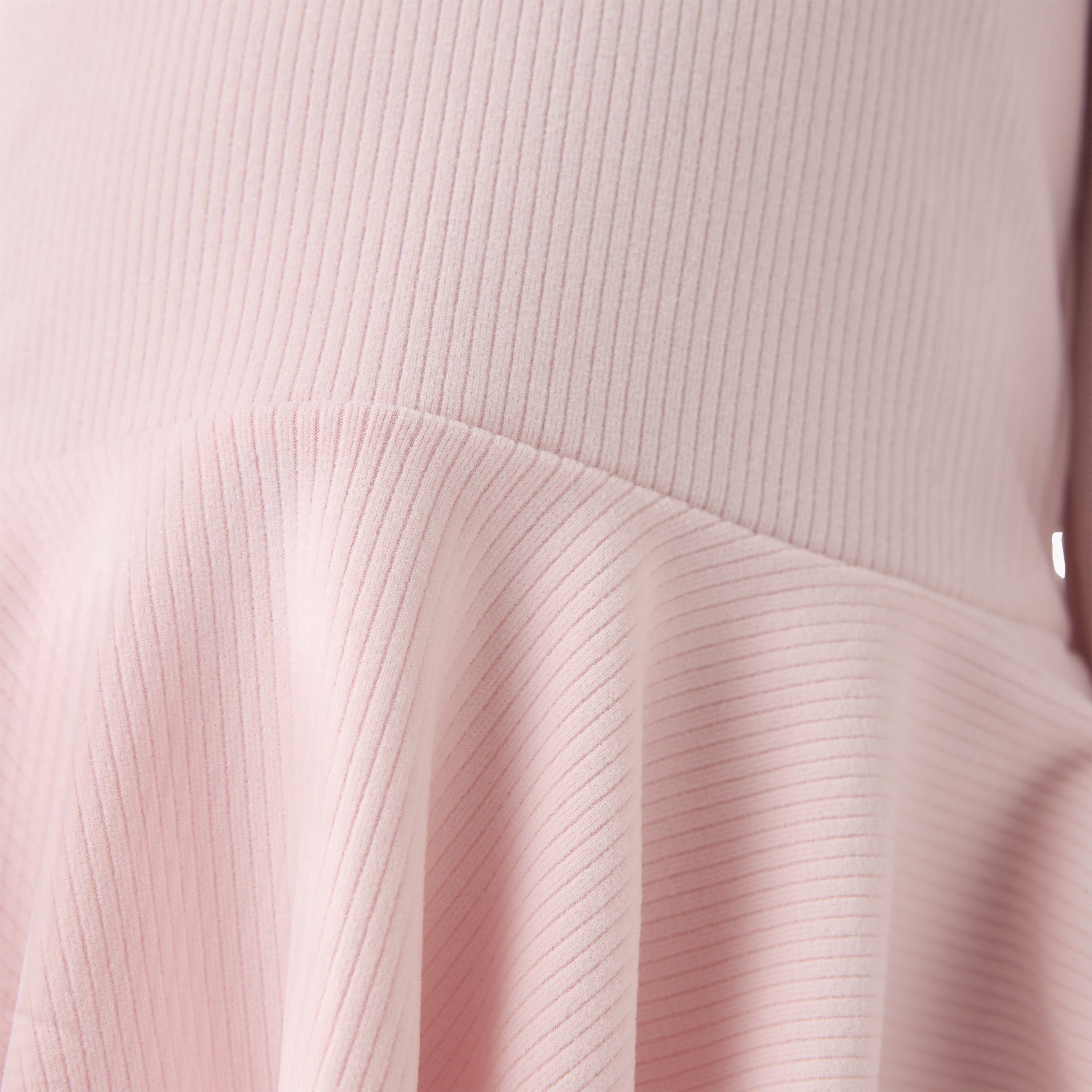 Juniors Ribbed Peplum Top and Pants Set