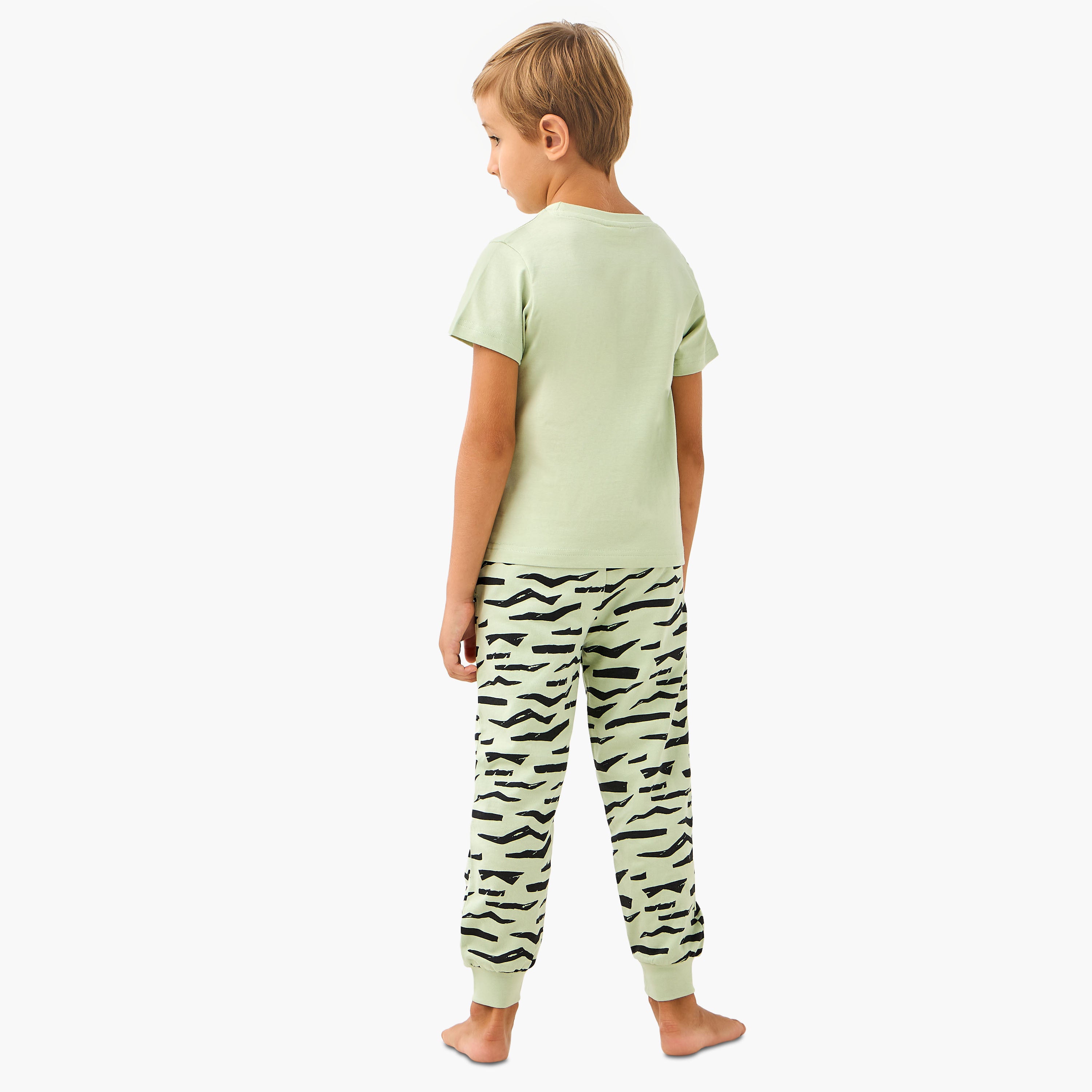 Juniors Zebra Print T-shirt and Pyjama Set