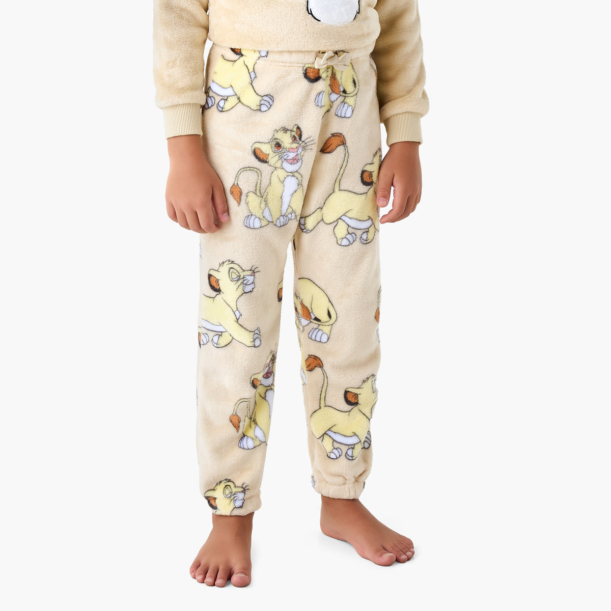 Disney Simba Embroidered Hooded Sweatshirt and Pyjama Set