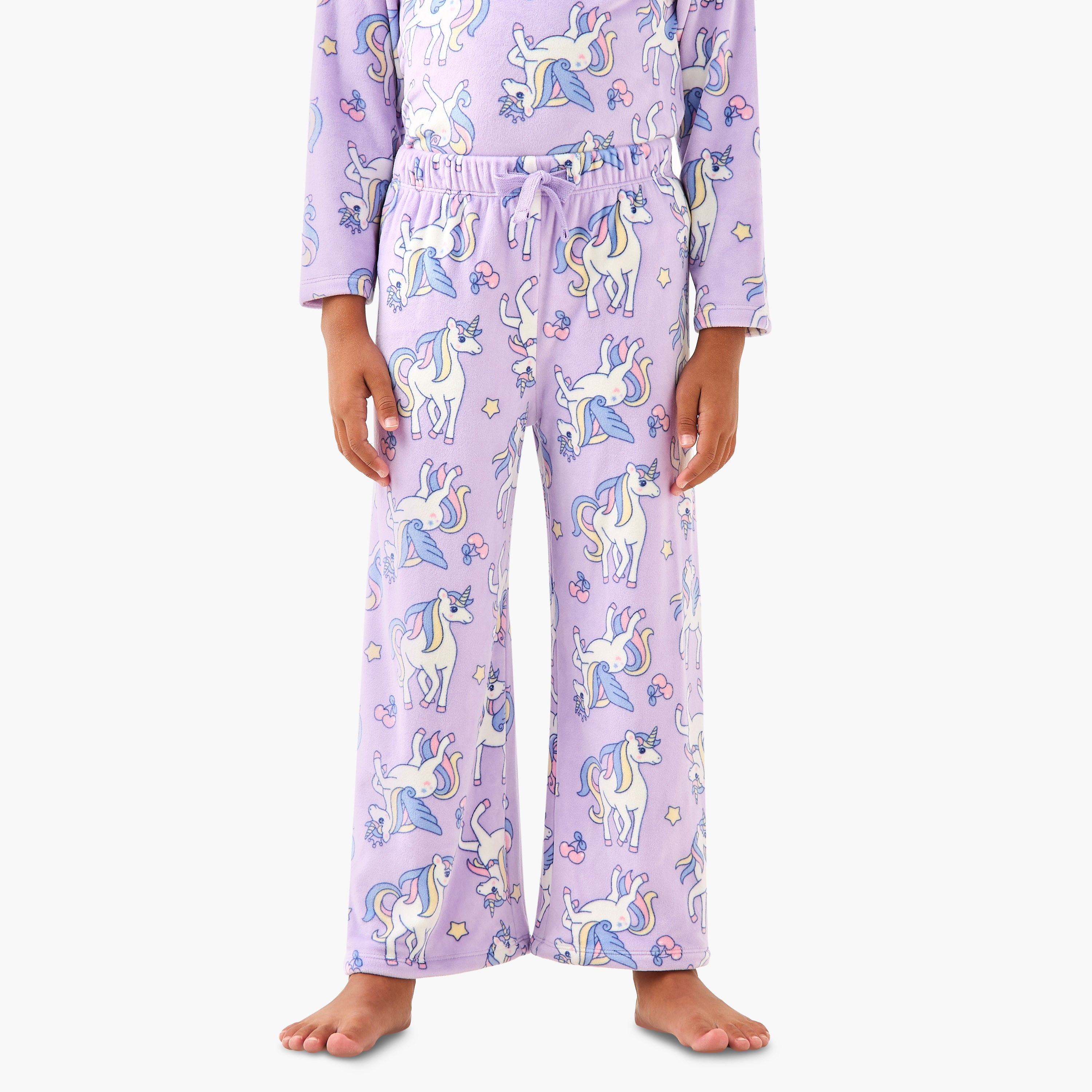 Juniors Unicorn Print T-shirt and Pyjama Set