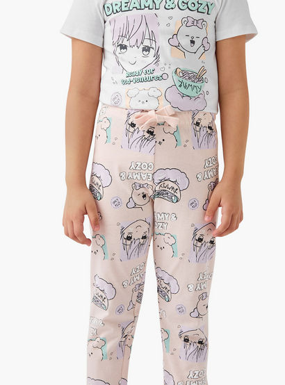 Juniors Printed T-shirt and Pyjama Set-promo_babyshop_Buy2for69_UAE130126-image-7