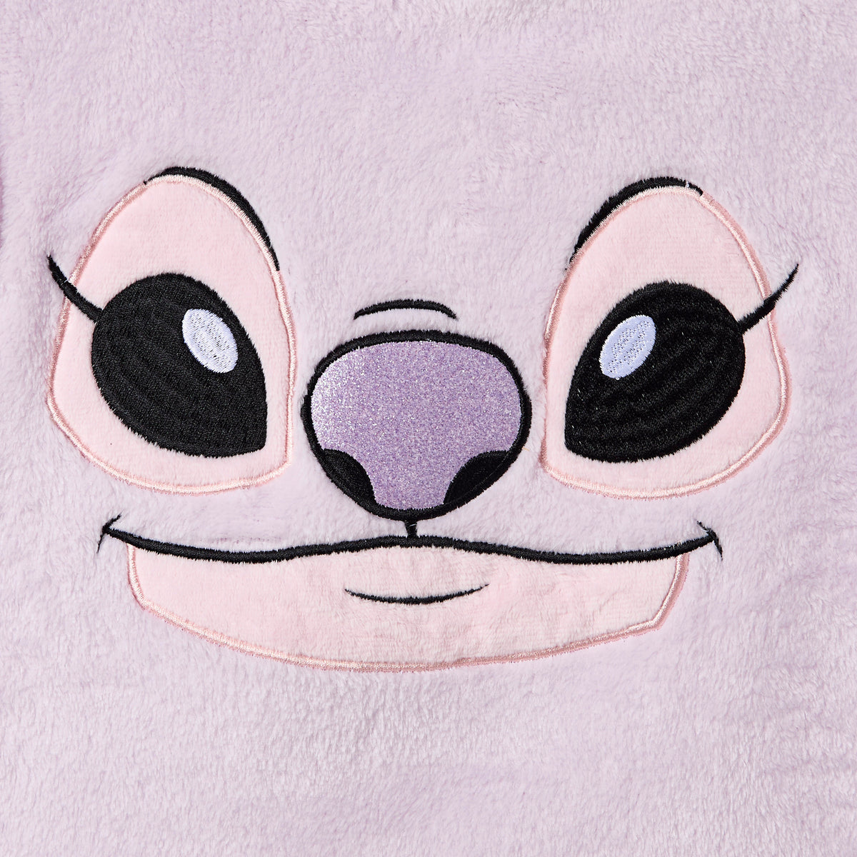 Disney Girls Sweatshirt and Pyjama Set with Stitch Angel Texture - Polyester - Long Sleeves - Hood