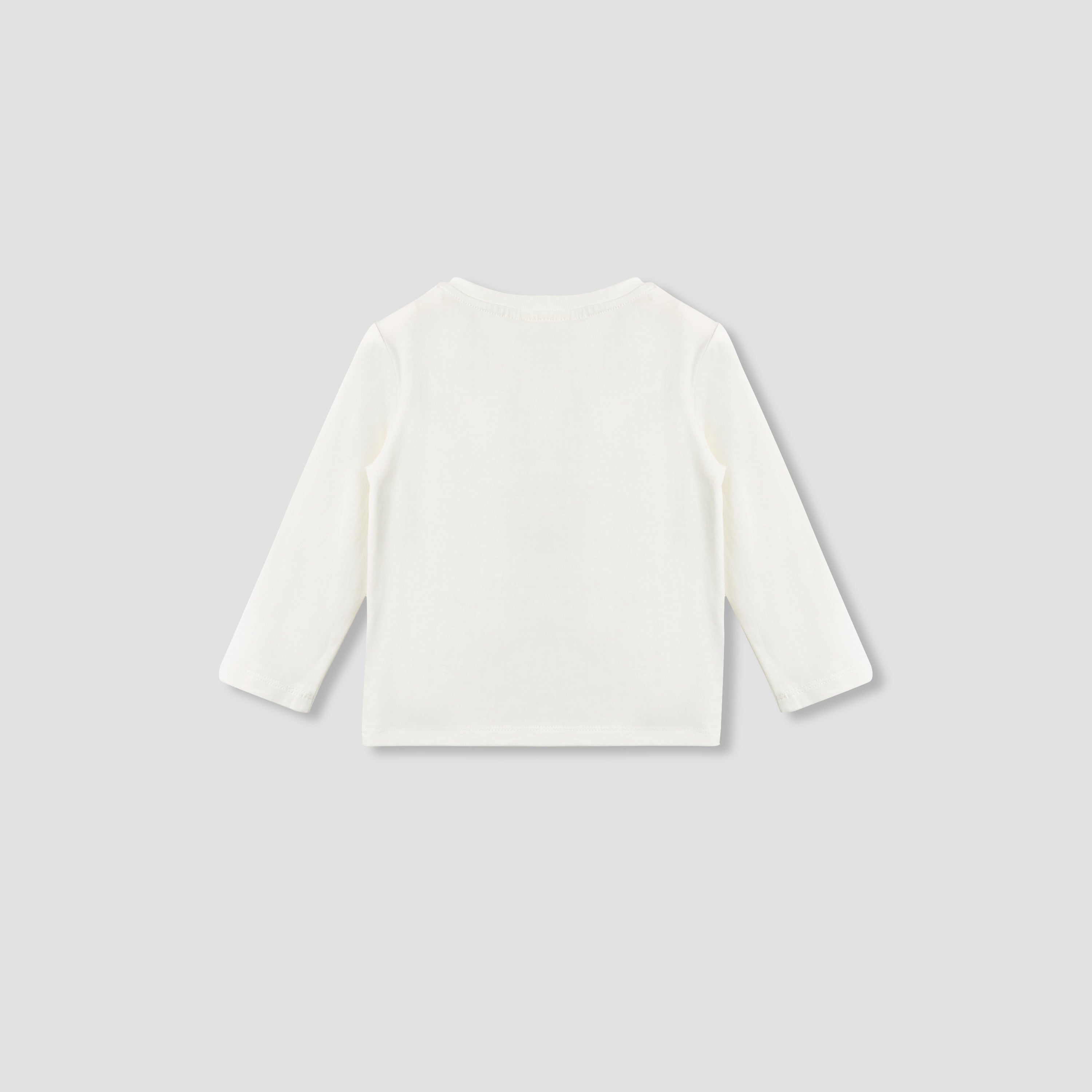 Juniors Crew Neck Long Sleeves T-shirt with Elephant Print