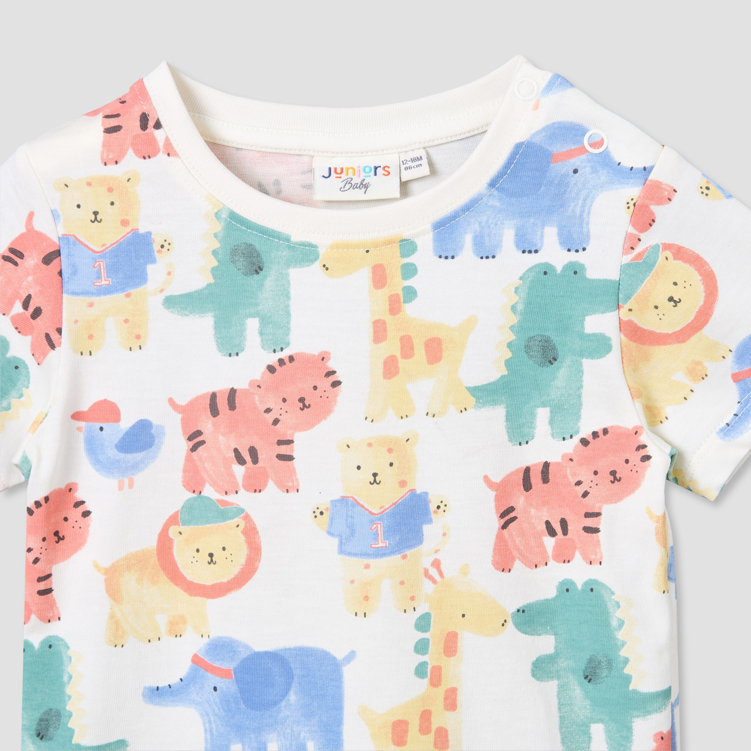 Pack of 3 Juniors Short Sleeves T-shirt with Fun Print
