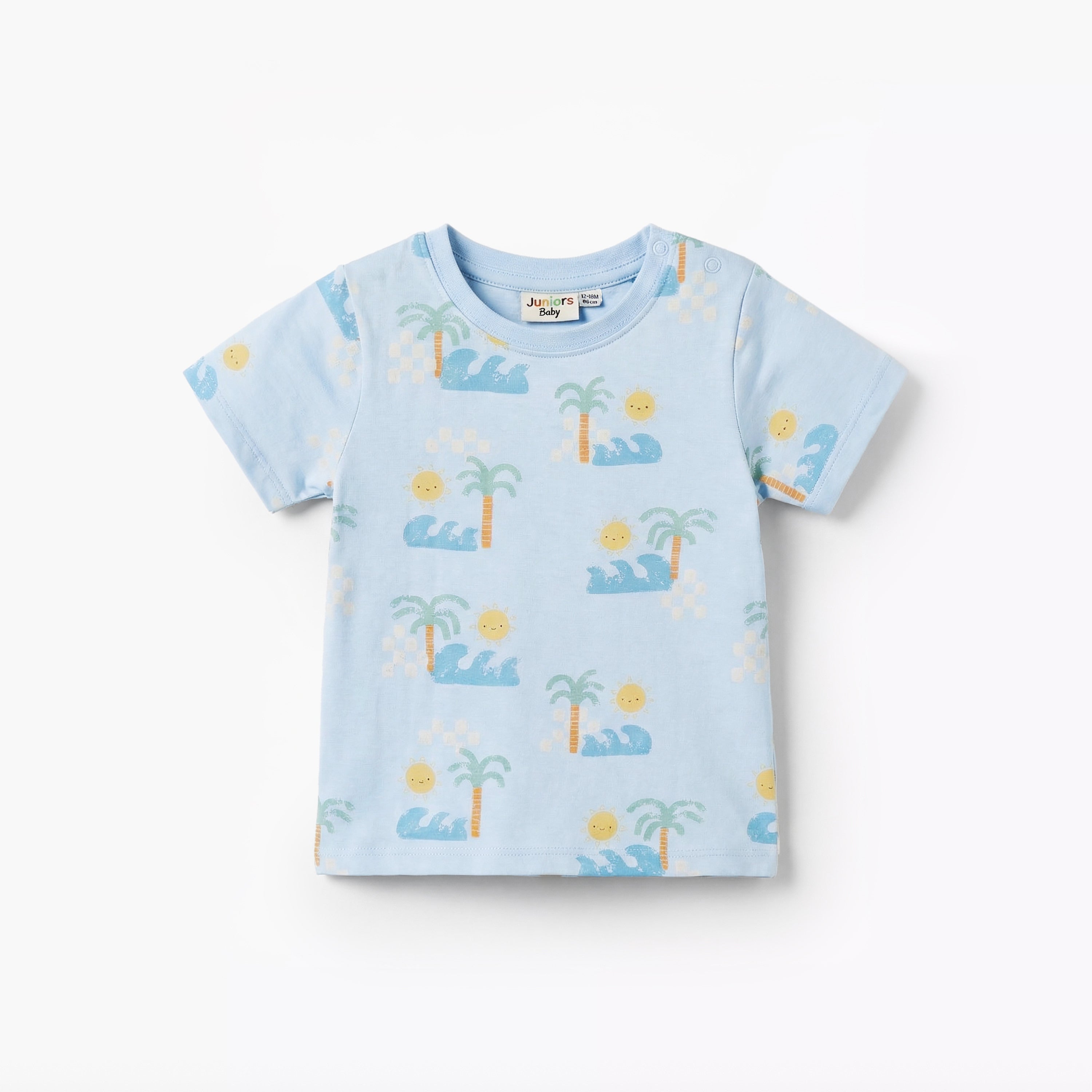 Set of 3 Juniors Clothing Set with Surf Print