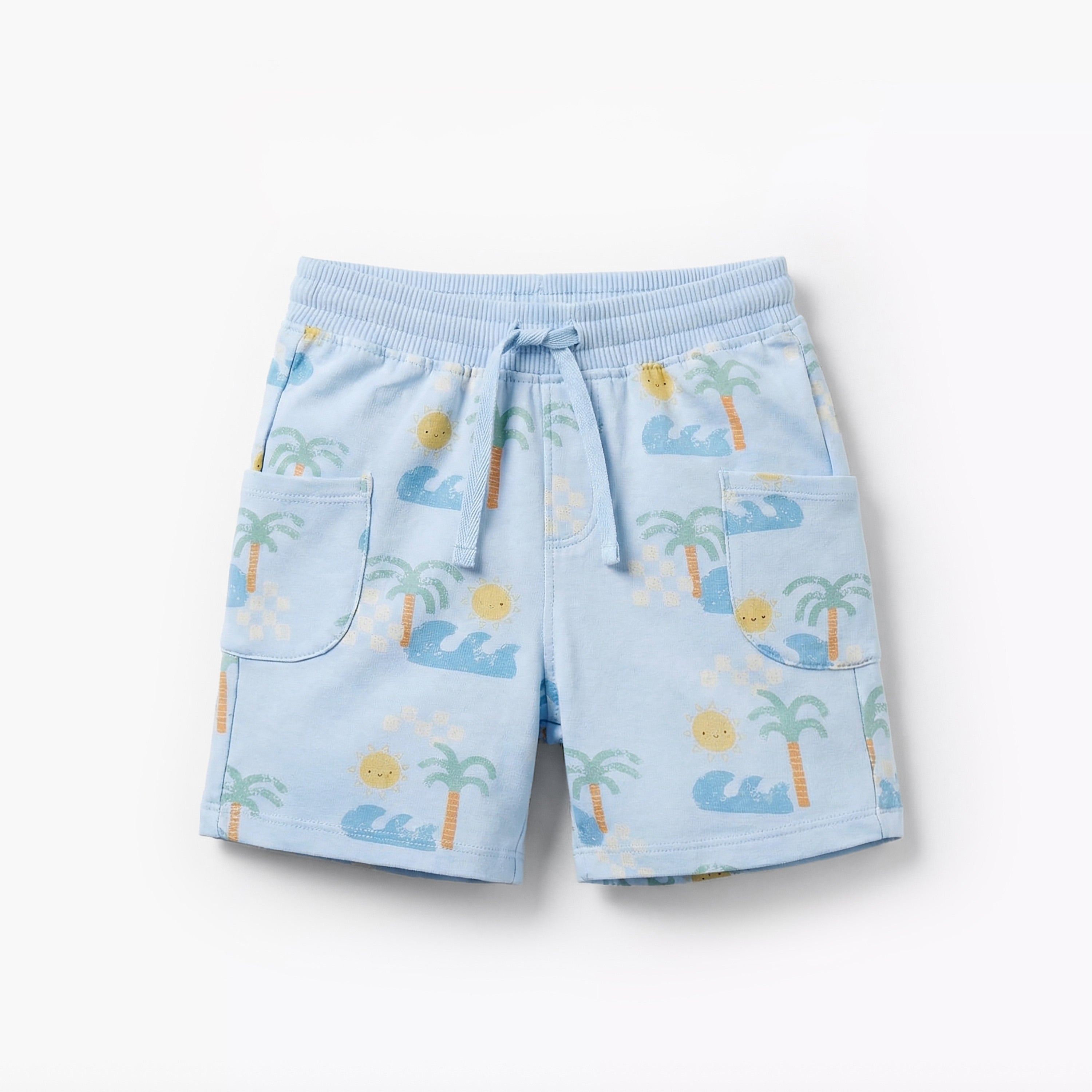 Set of 3 Juniors Clothing Set with Surf Print
