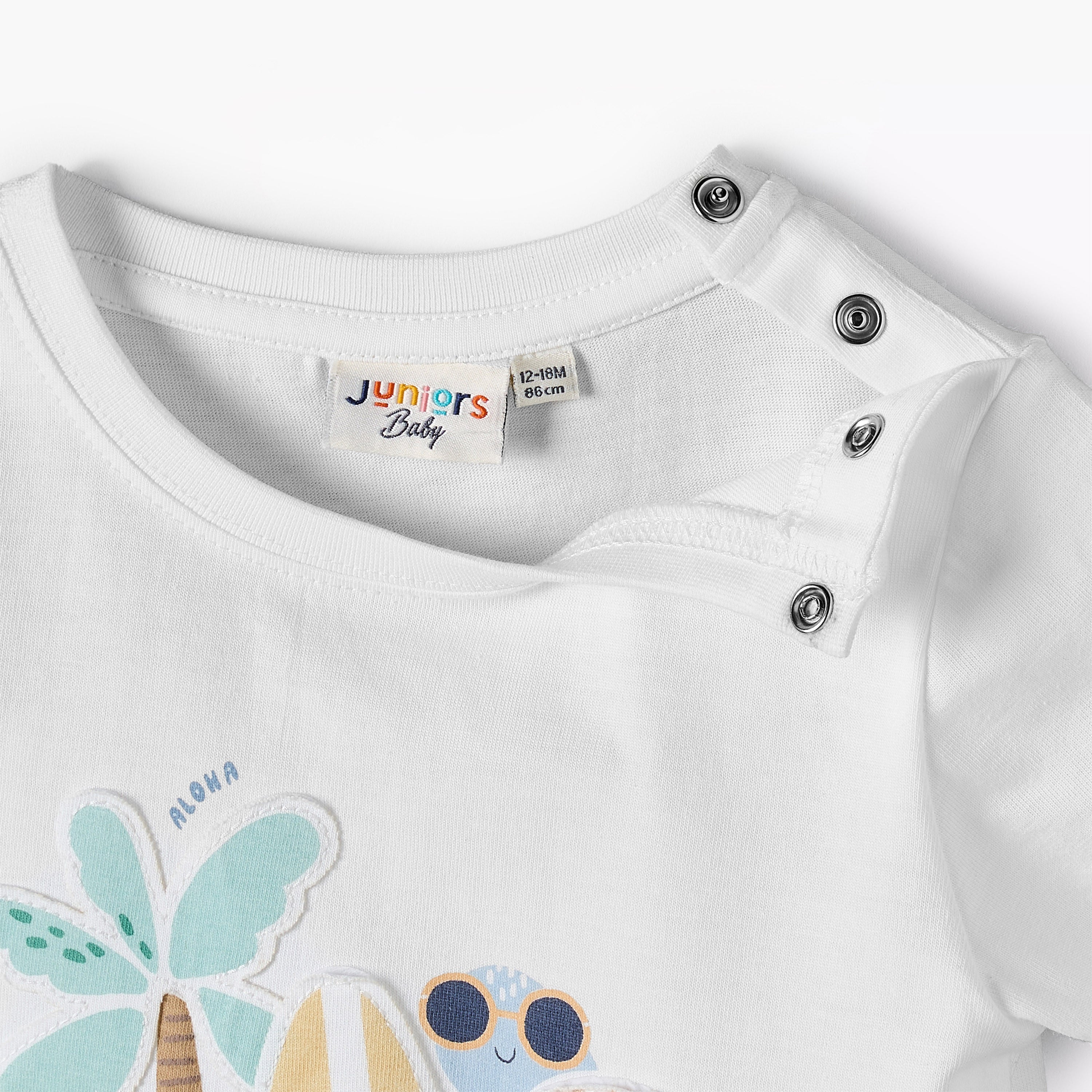 Set of 3 Juniors Clothing Set with Surf Print