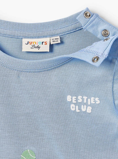 Set of 3 Juniors Crew Neck Short Sleeves T-shirt and Shorts Set with Print-baby-boys-clothing-setsandcoords-image-6