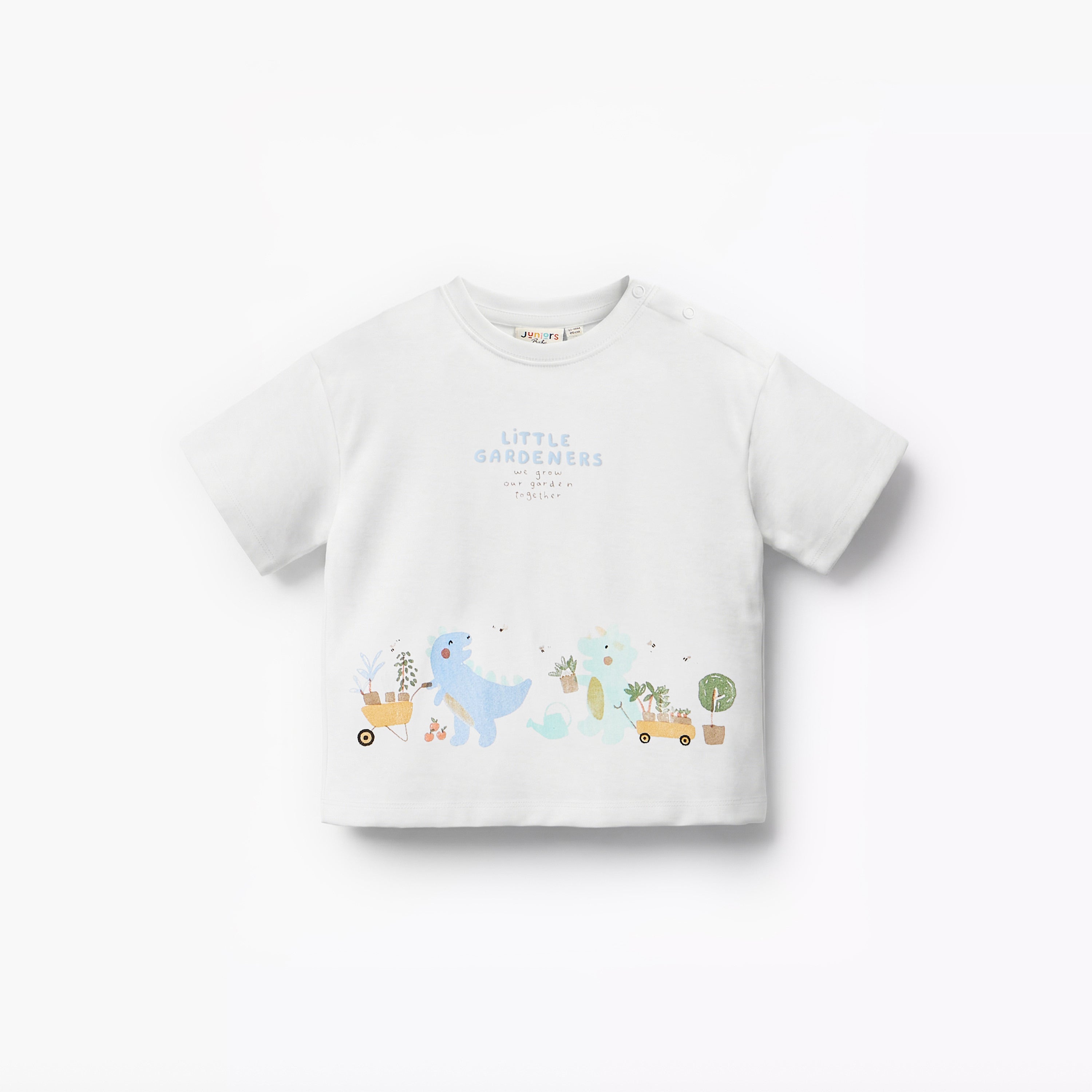 Juniors Crew Neck Short Sleeves T-shirt and Shorts Set with Print