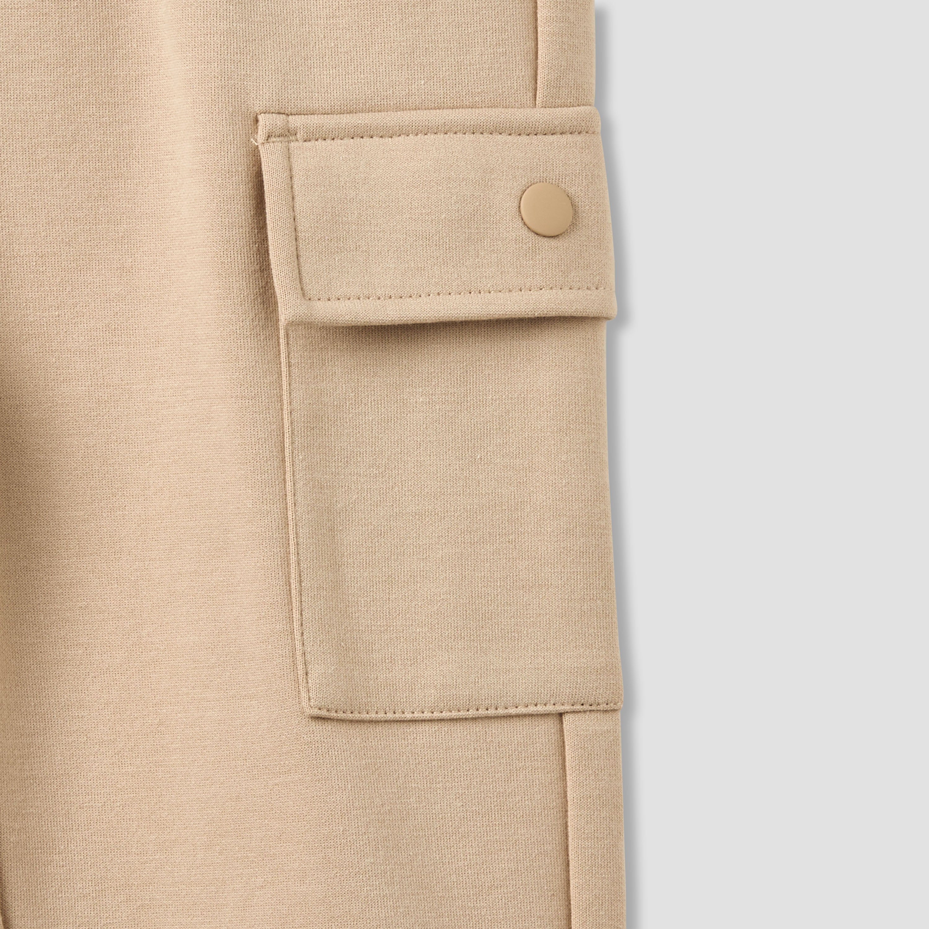 Juniors Collared Neck Long Sleeve Shirt and Pants Set with Pockets