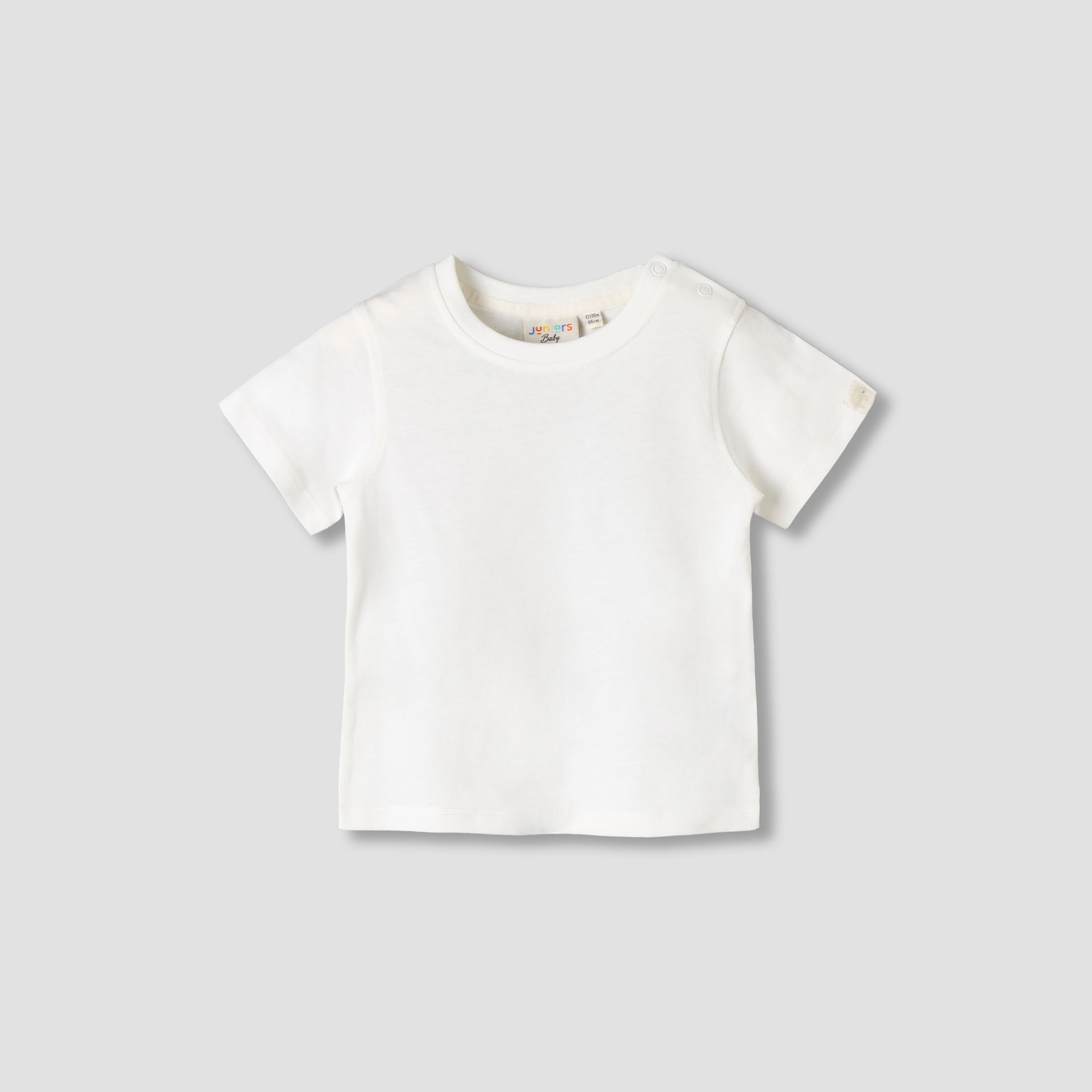 Juniors Round Neck Short Sleeve T-shirt and Dungaree Set with Cap