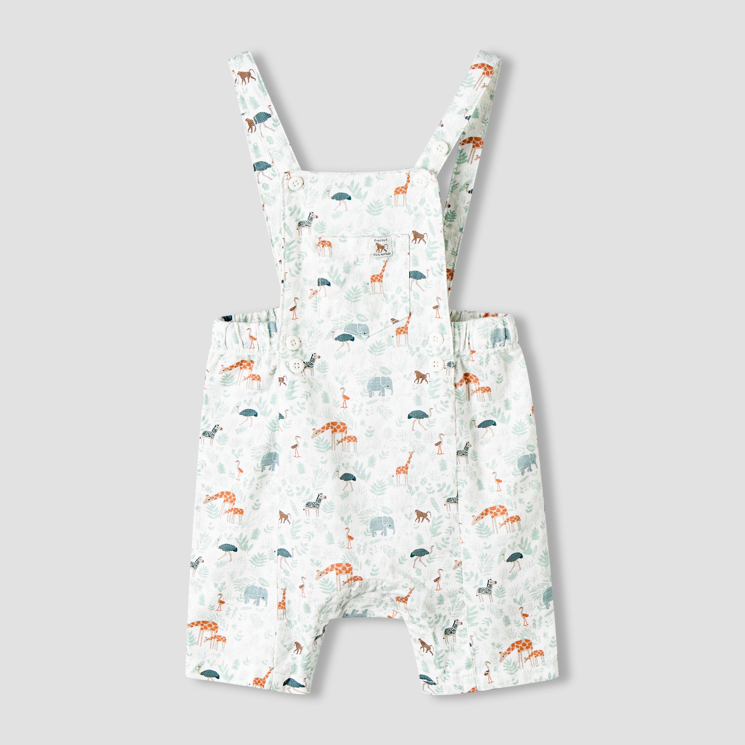 Juniors Round Neck Short Sleeve T-shirt and Dungaree Set with Cap