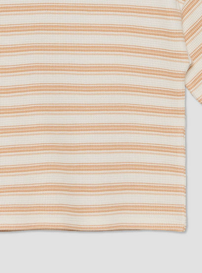 Juniors Crew Neck Short Sleeves T-shirt and Shorts Set with Stripes-baby-boys-clothing-setsandcoords-image-6