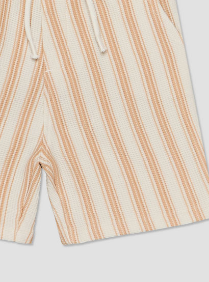 Juniors Crew Neck Short Sleeves T-shirt and Shorts Set with Stripes-baby-boys-clothing-setsandcoords-image-8
