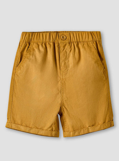 Juniors Camp Collar Short Sleeves Shirt and Shorts Set with Textured Design-baby-boys-clothing-setsandcoords-image-4