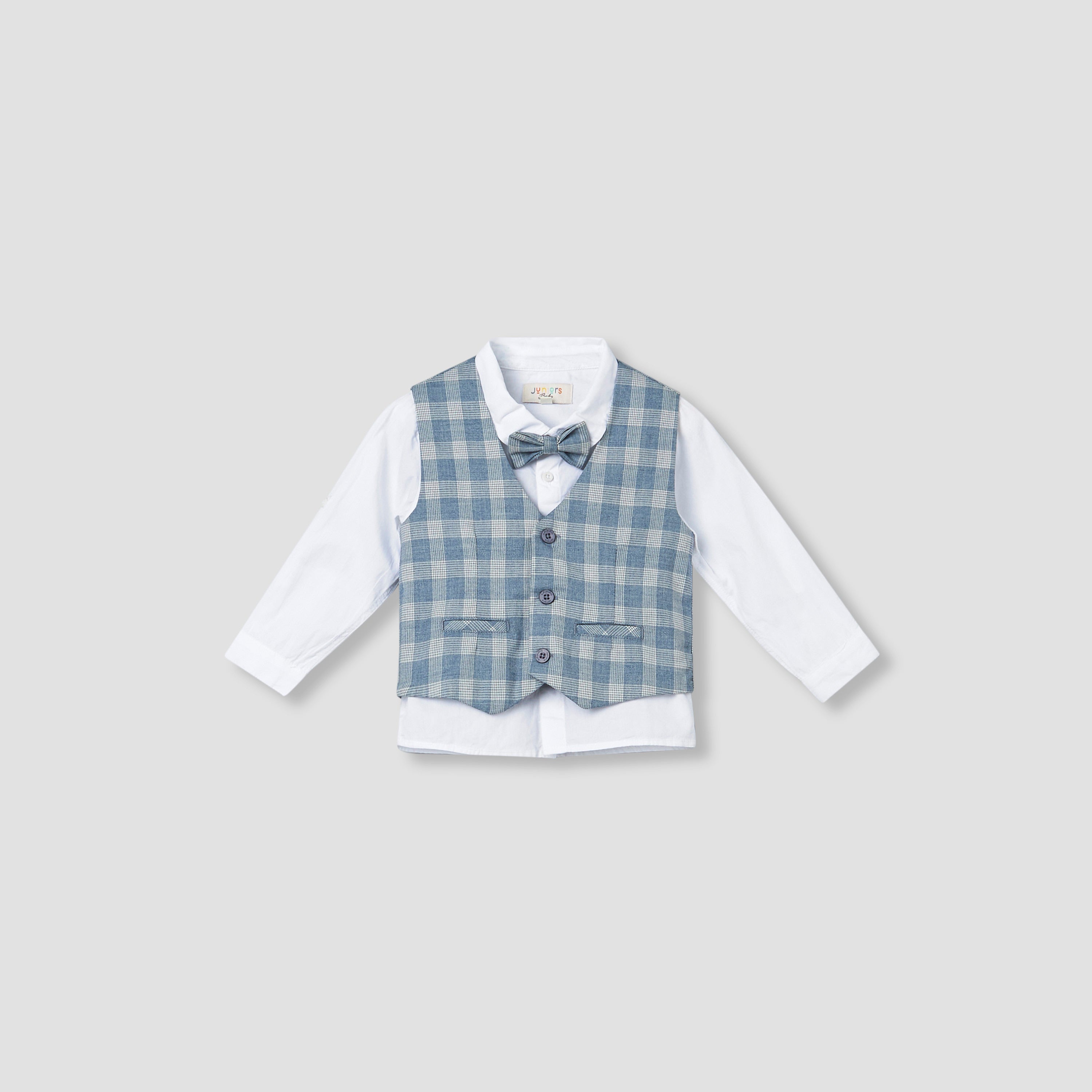 Set of 4 Juniors Clothing Gift Set with Checked Design