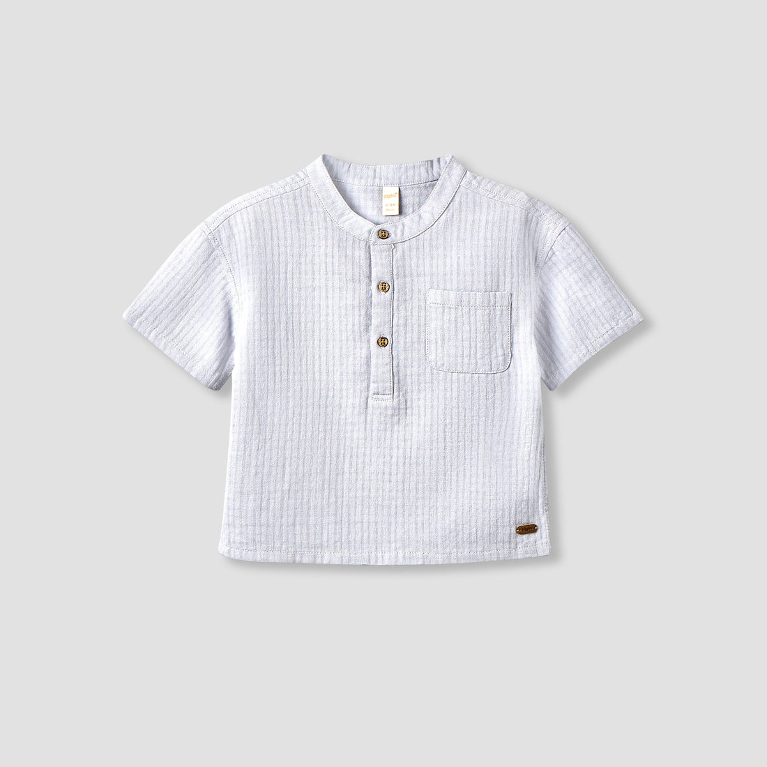 Giggles Short Sleeve Shirt with Texture