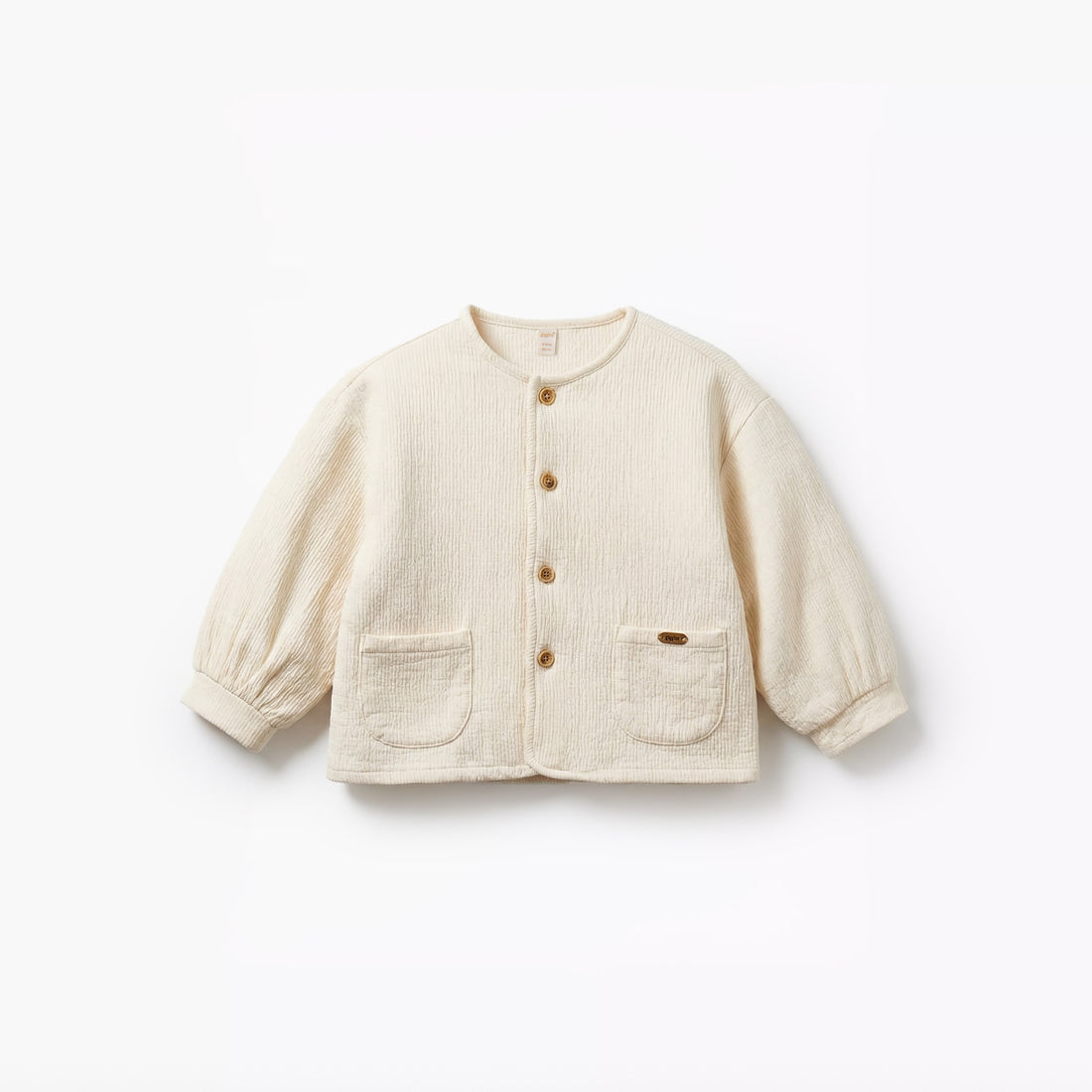 Giggles Long Sleeves Shacket with Textured Design