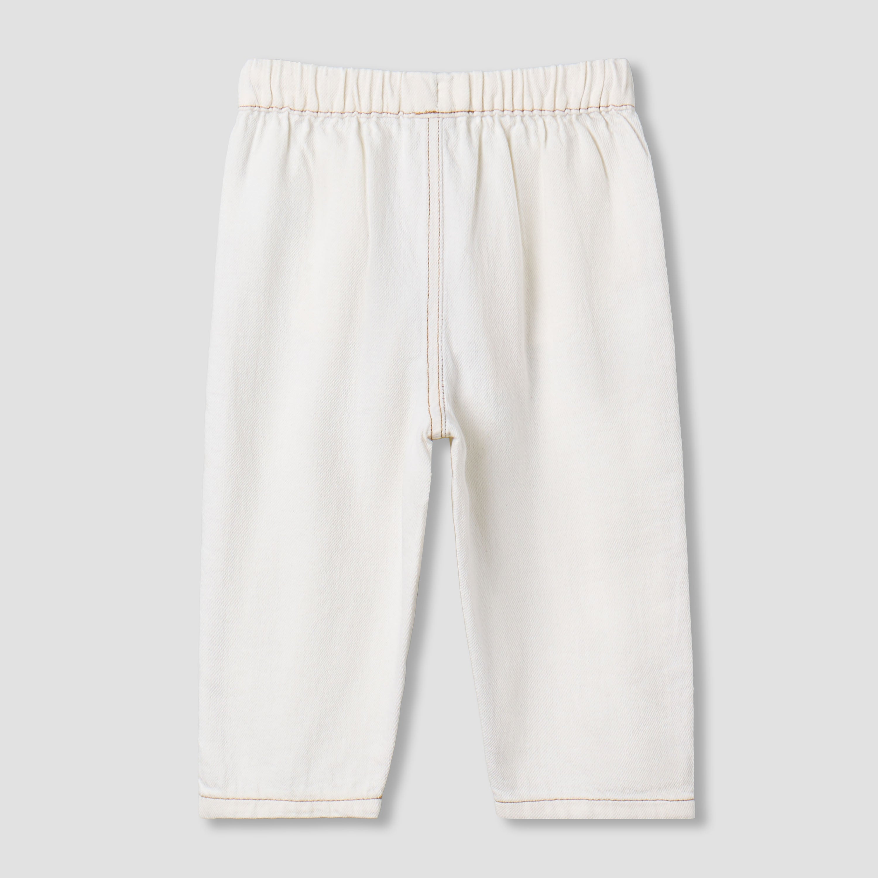 Giggles Regular Fit Trousers with Elasticated Drawstring Waist