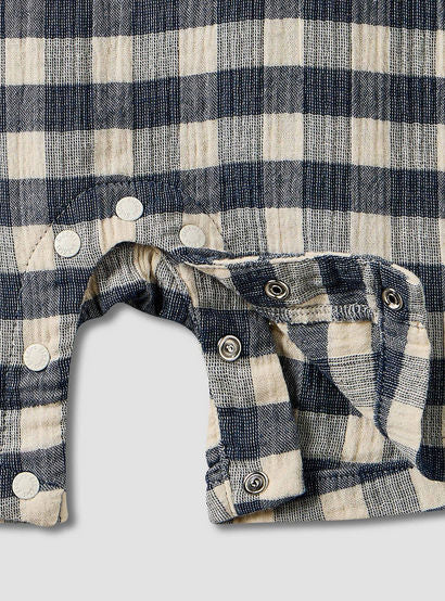 Giggles Collared Short Sleeve Top and Dungaree Set with Button Closure-baby-boys-clothing-setsandcoords-image-8
