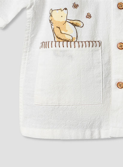 Disney Collared Short Sleeve Shirt and Shorts Set with Winnie the Pooh Print-baby-boys-clothing-setsandcoords-image-8