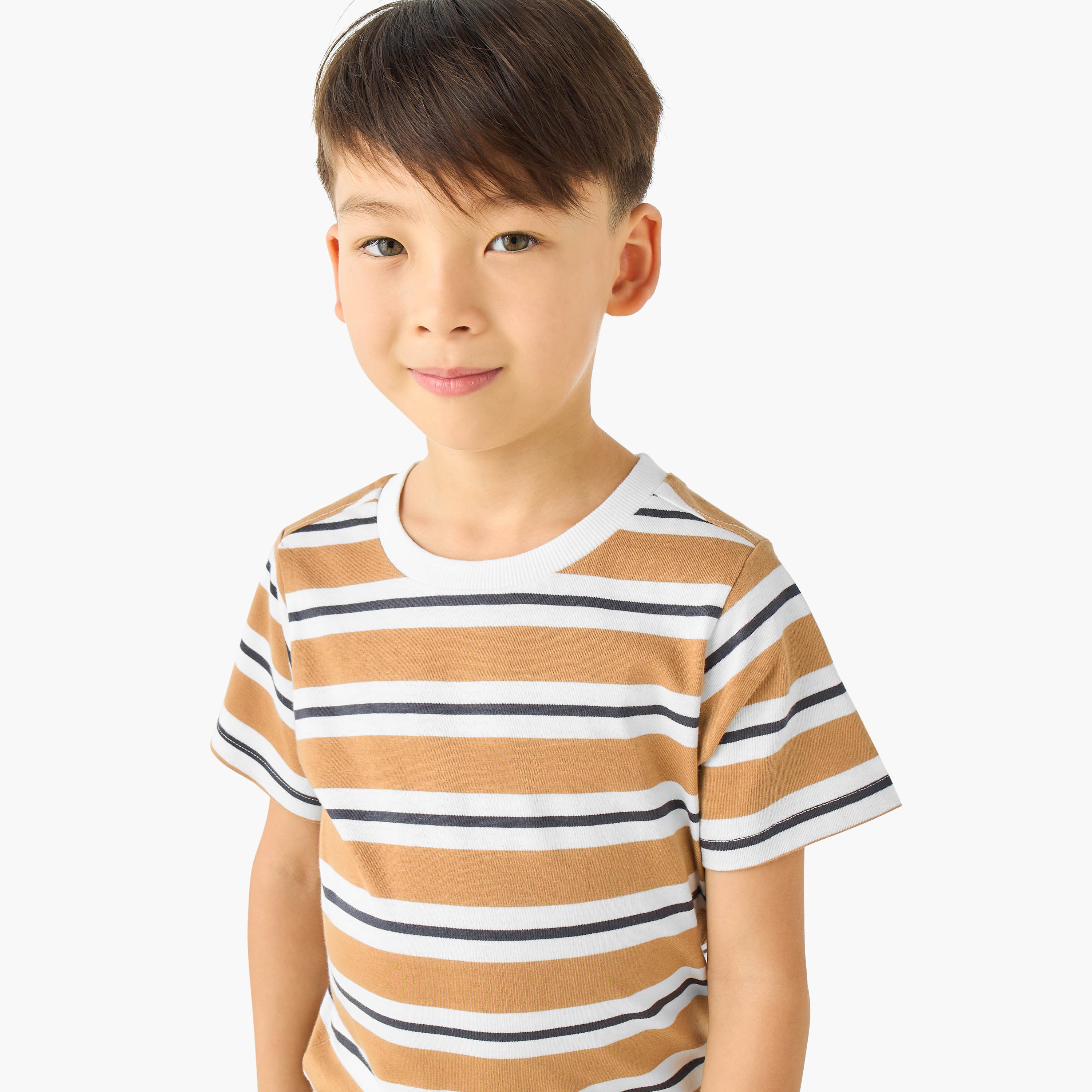 Pack of 2 Juniors Crew Neck Short Sleeves T-shirt with Assorted Print