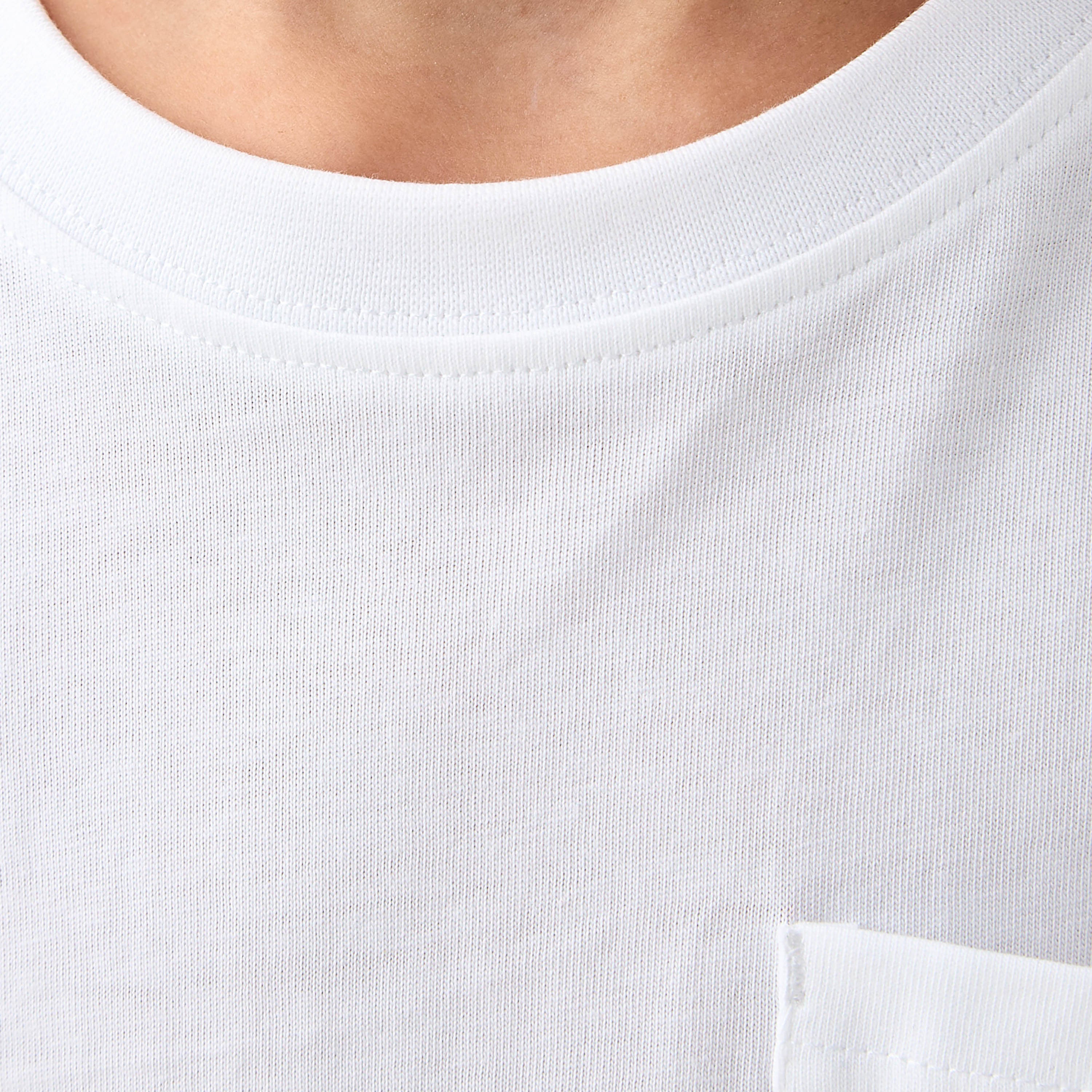 Juniors Crew Neck Short Sleeves T-shirt with Chest Pocket