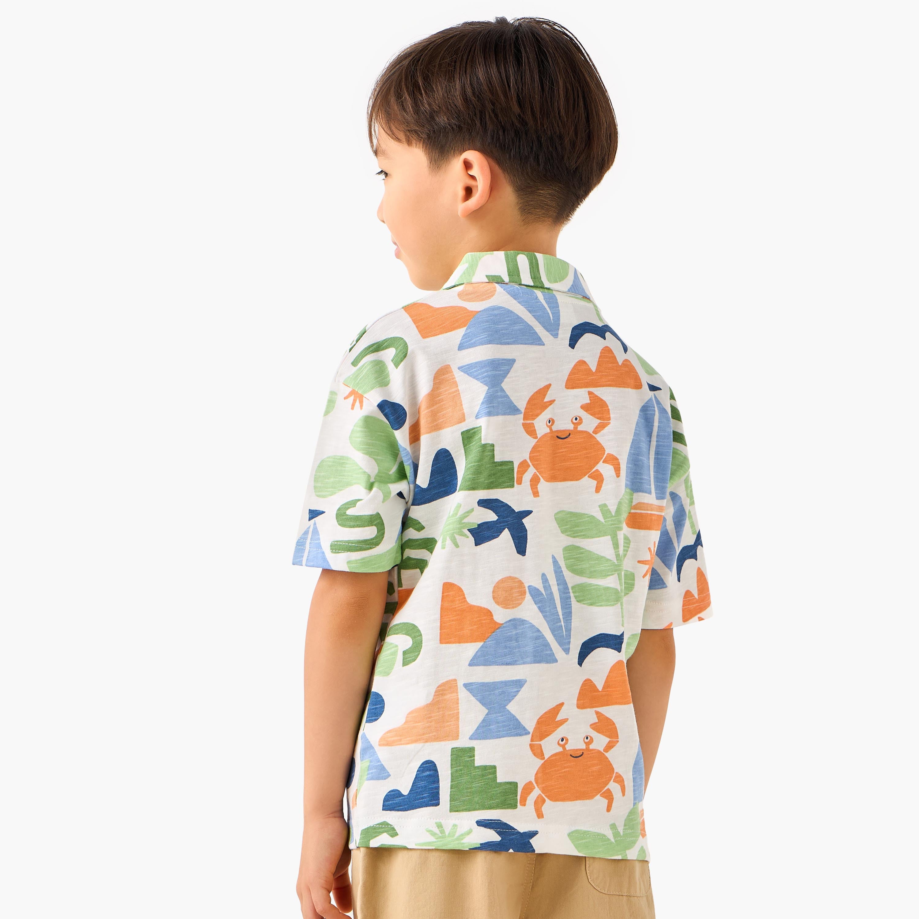 Juniors Short Sleeves Shirt with Print