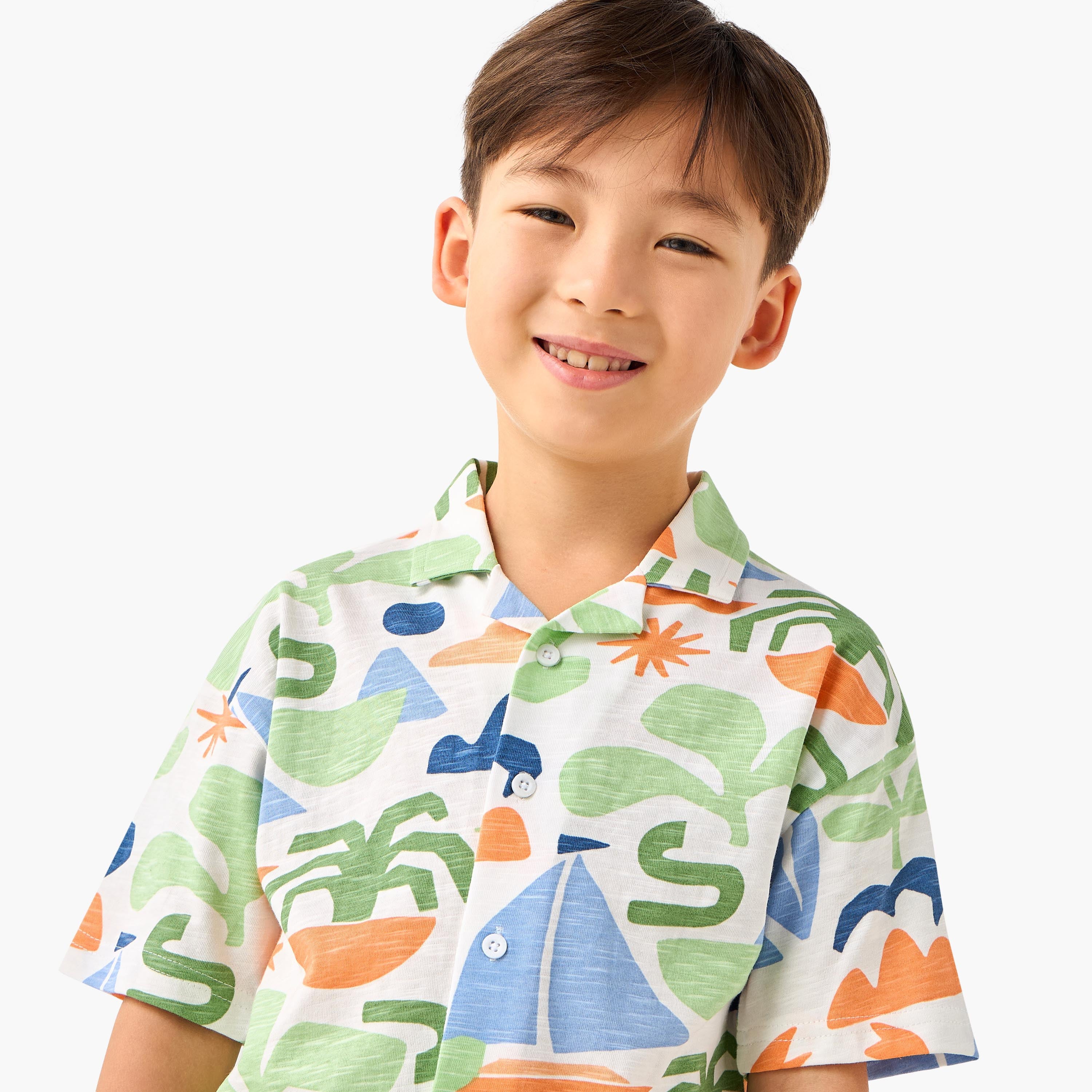 Juniors Short Sleeves Shirt with Print