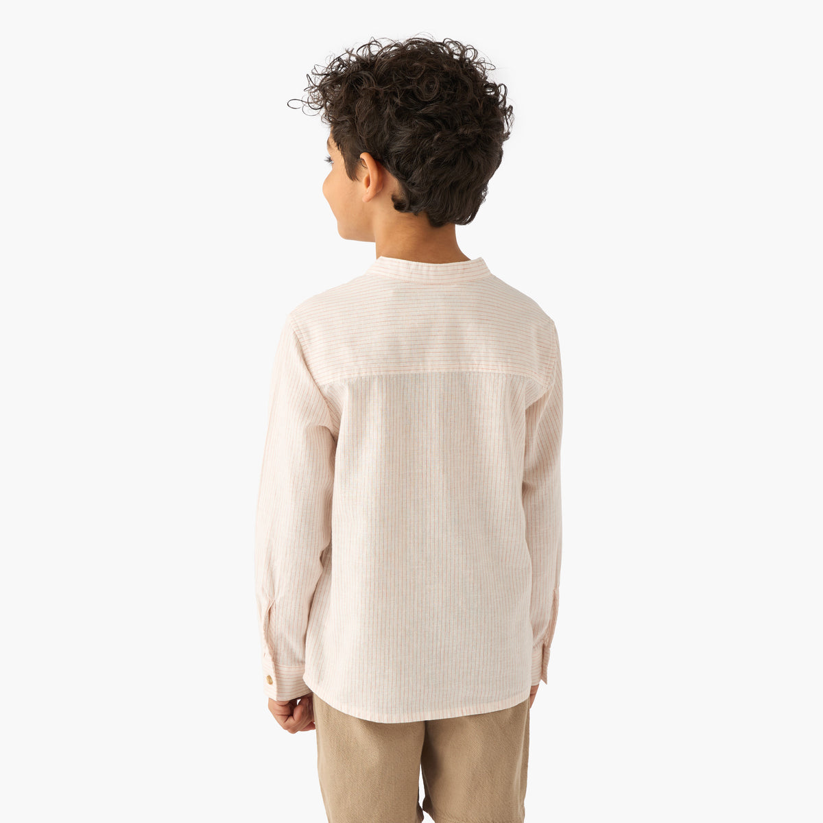 Juniors Long Sleeves Shirt with Stripes