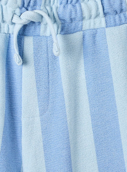 Set of 3 Juniors Crew Neck Short Sleeve T-shirt and Shorts Set with Nautical Print-boys-clothing-setsandcoords-image-7