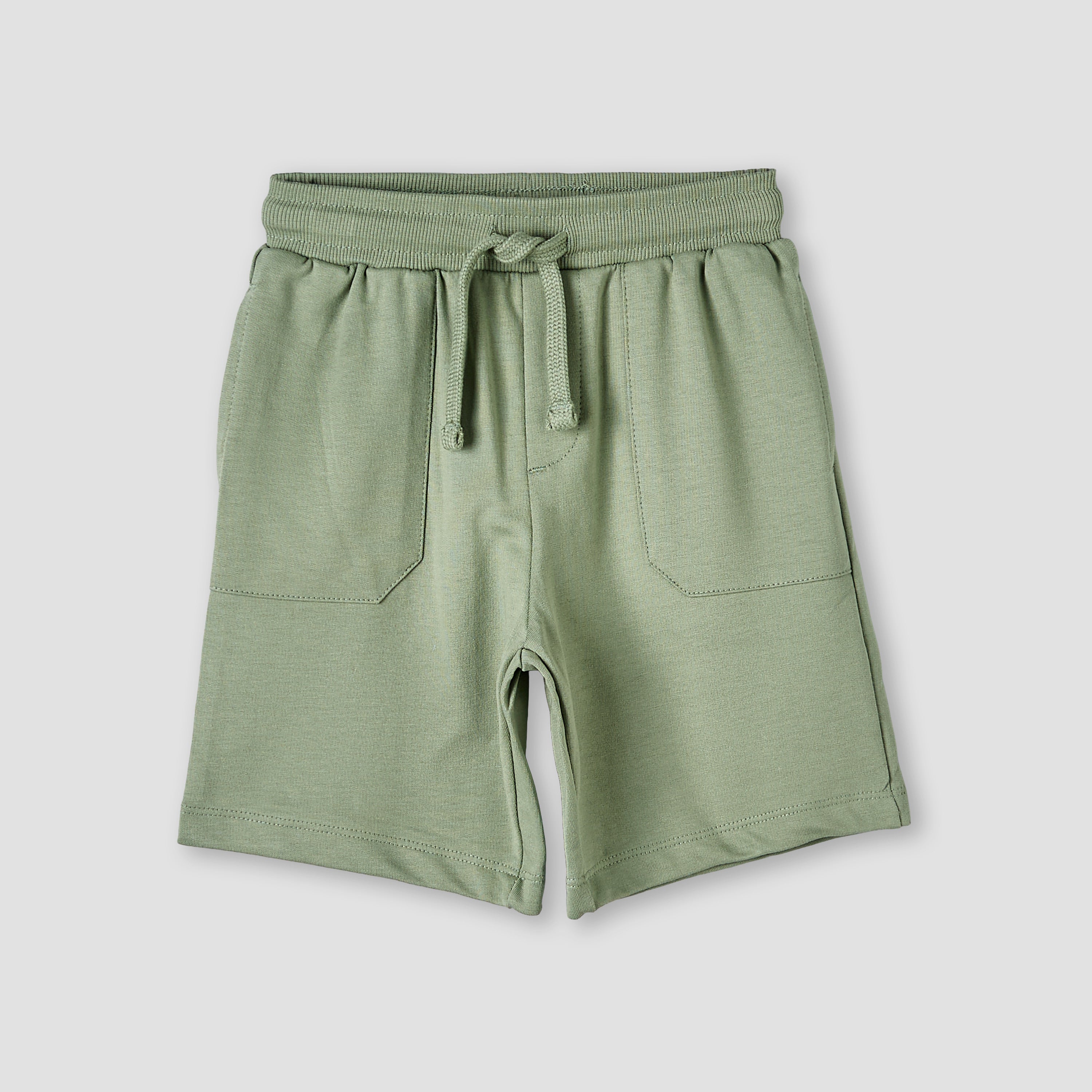 Juniors Crew Neck Short Sleeves T-shirt and Shorts Set with Embroidery