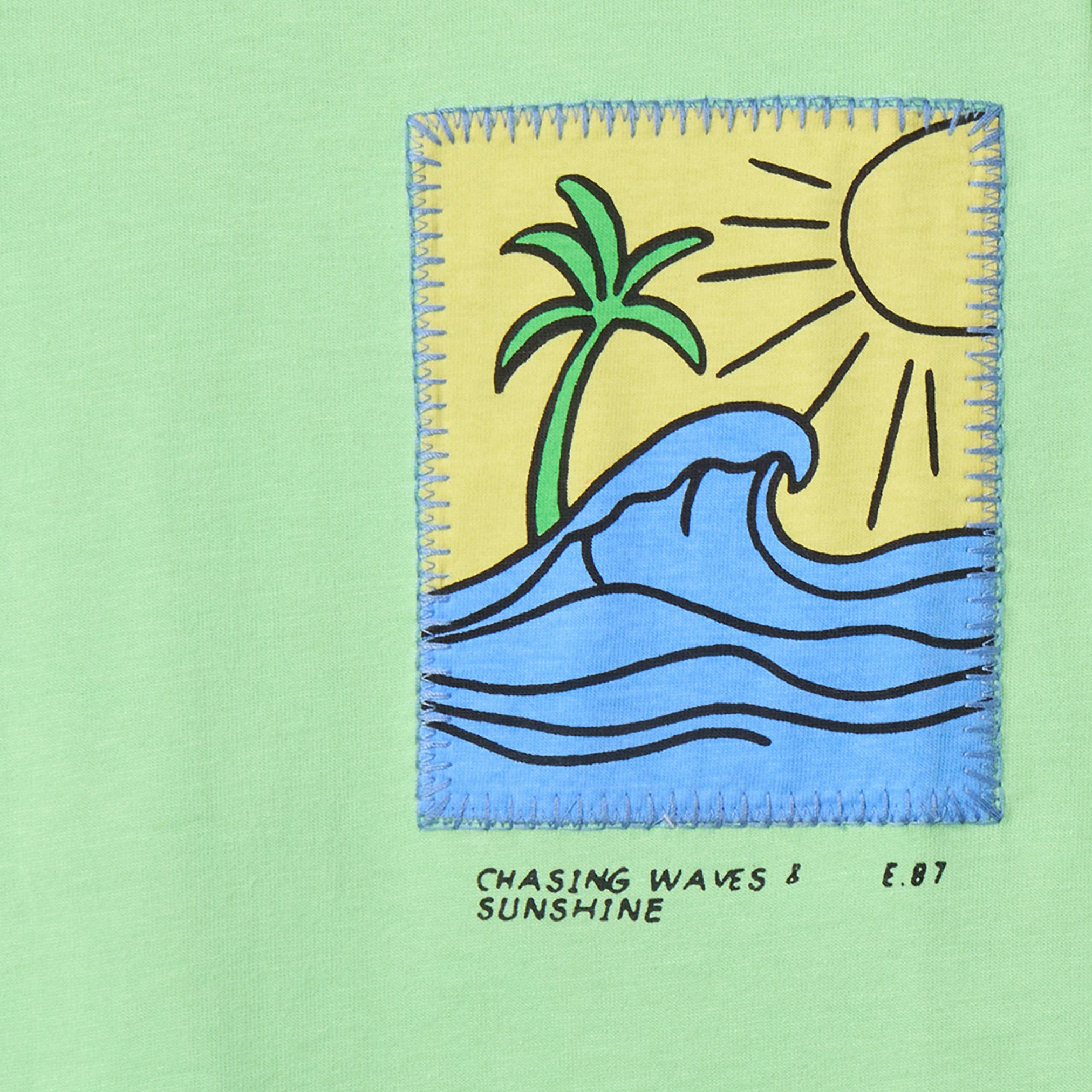 Set of 3 Juniors Crew Neck Short Sleeves T-shirt and Shorts Set with Graphic Print