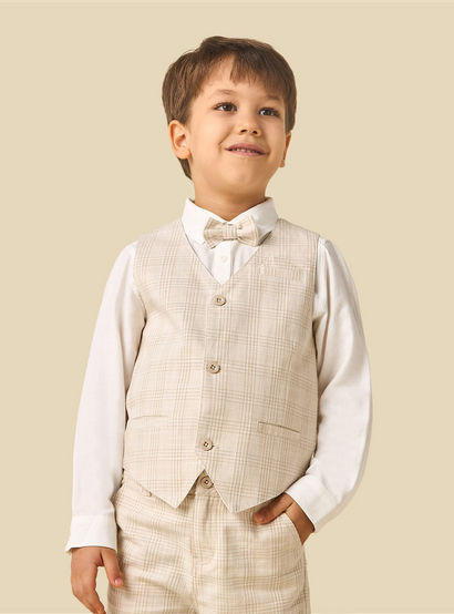 Set of 4 Juniors Clothing Gift Set with Checked Design-boys-clothing-setsandcoords-image-3