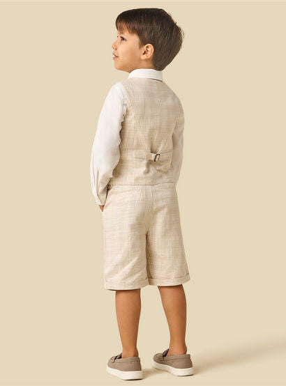 Set of 4 Juniors Clothing Gift Set with Checked Design-boys-clothing-setsandcoords-image-5