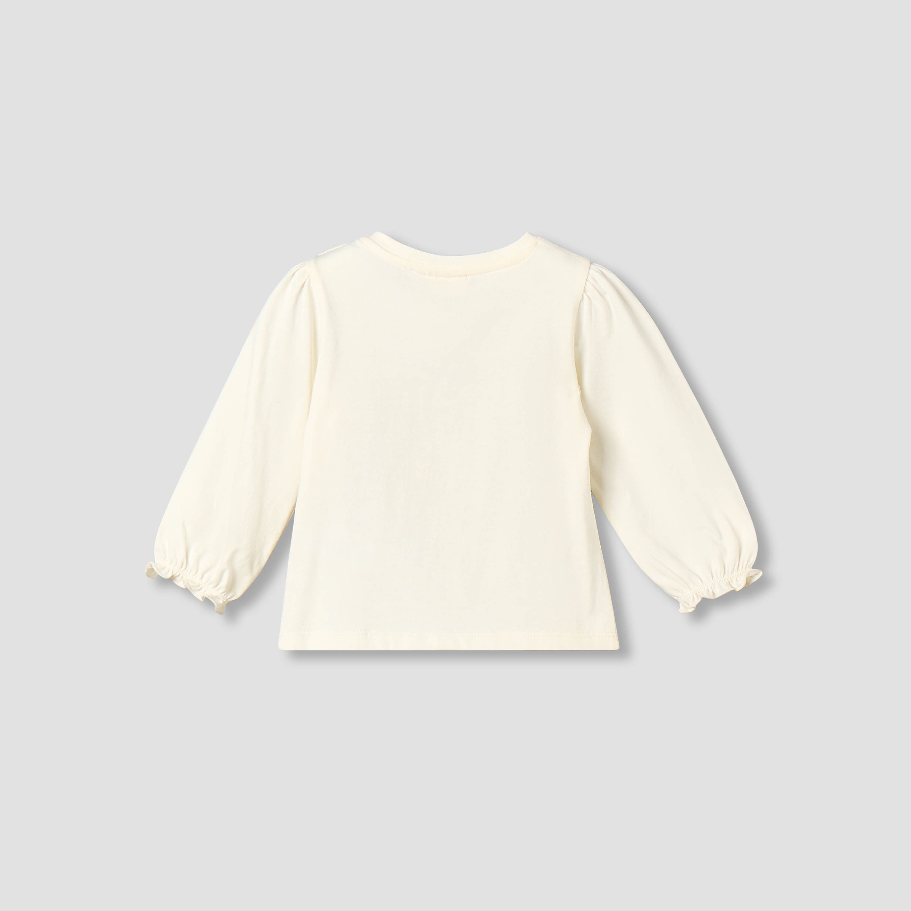Juniors Crew Neck Long Sleeves T-shirt with Graphic Print