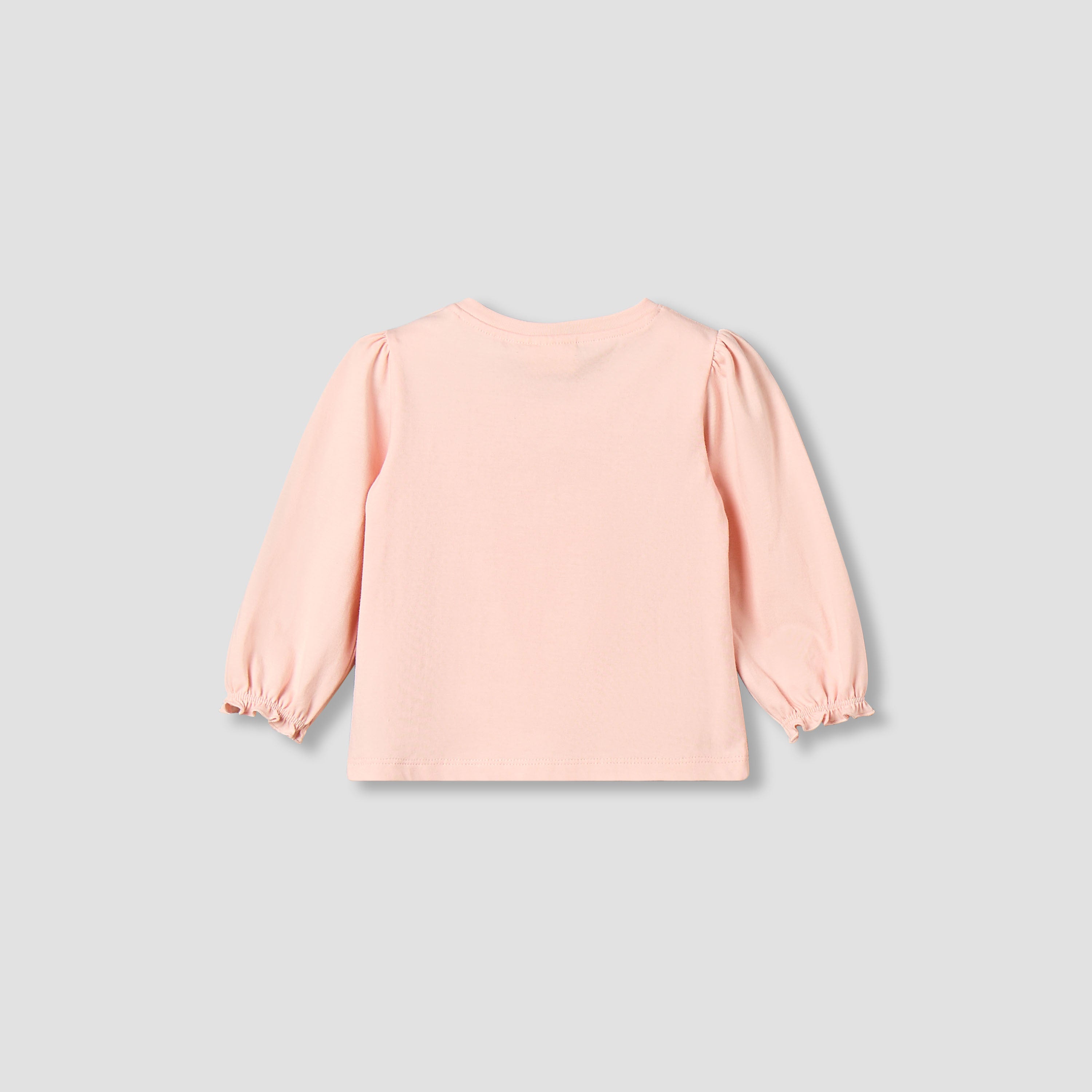 Juniors Crew Neck Long Sleeves T-shirt with Graphic Print