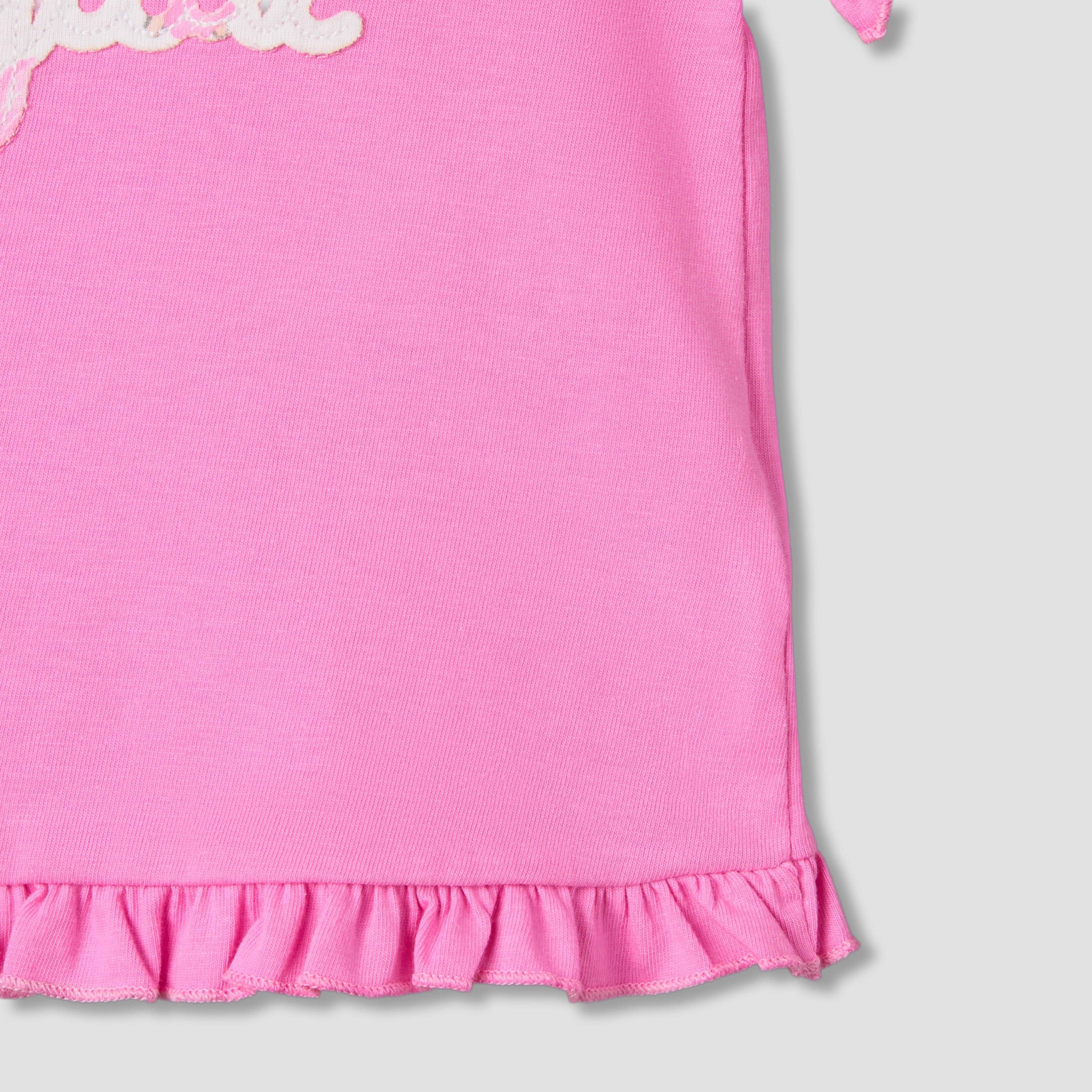 Pack of 2 Juniors Short Sleeves T-shirt with Ruffle Hem