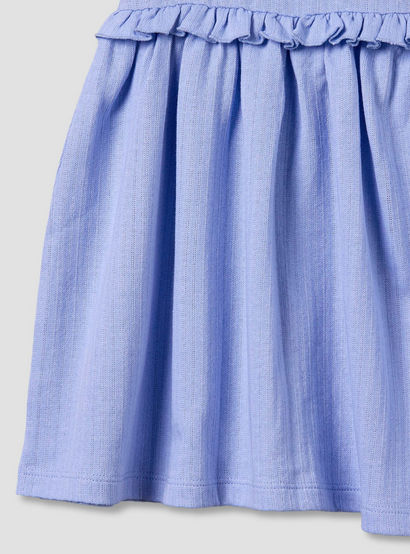 Juniors Round Neck Short Sleeves A-line Dress with Print-baby-girls-clothing-dressesandjumpsuits-image-5